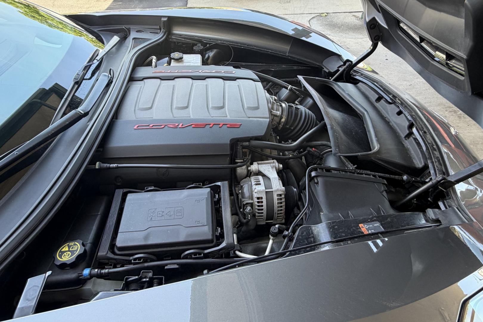2015 Shark Gray /Black Chevrolet Corvette Stingray 2LT (1G1YD2D74F5) with an V8 6.2 Liter engine, Automatic 8 Speed transmission, located at 2304 W. Main St., Boise, ID, 83702, (208) 342-7777, 43.622105, -116.218658 - Stunning Low Mileage Stingray! - Photo#14