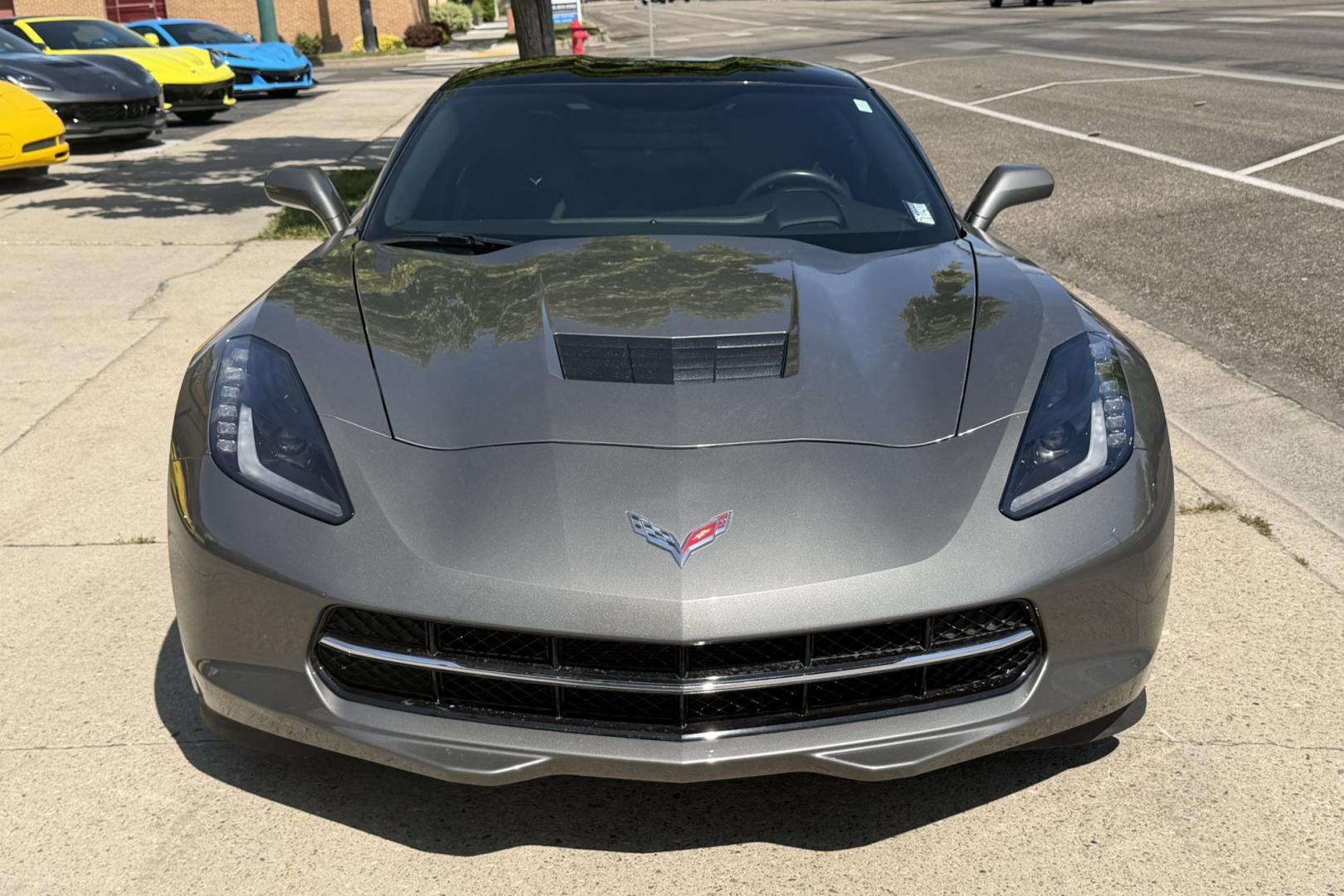 2015 Shark Gray /Black Chevrolet Corvette Stingray 2LT (1G1YD2D74F5) with an V8 6.2 Liter engine, Automatic 8 Speed transmission, located at 2304 W. Main St., Boise, ID, 83702, (208) 342-7777, 43.622105, -116.218658 - Stunning Low Mileage Stingray! - Photo#24