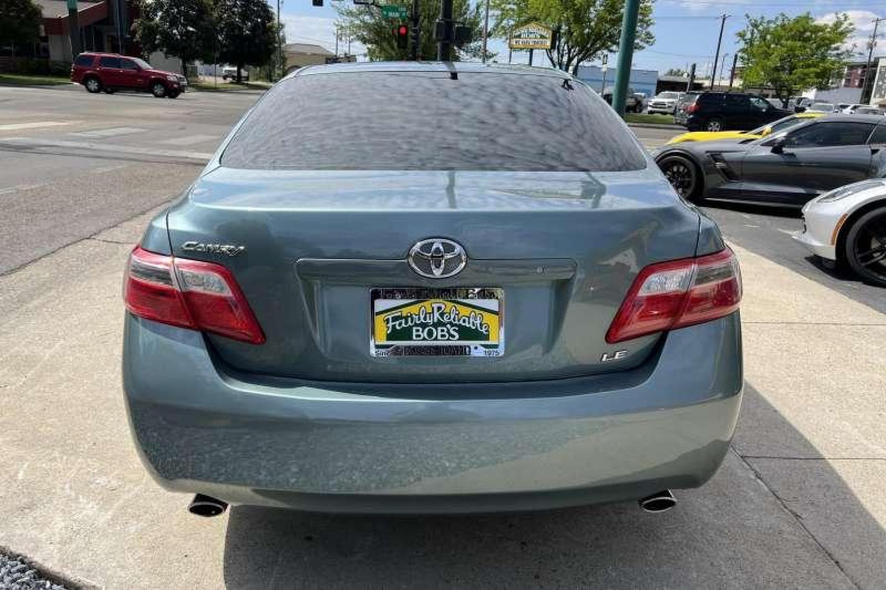 2008 Aloe Green Metallic /Bisque Tan Toyota Camry LE (4T1BK46K88U) with an V6 3.5 Liter engine, Automatic transmission, located at 2304 W. Main St., Boise, ID, 83702, (208) 342-7777, 43.622105, -116.218658 - Financing Available O.A.C. - Photo #3