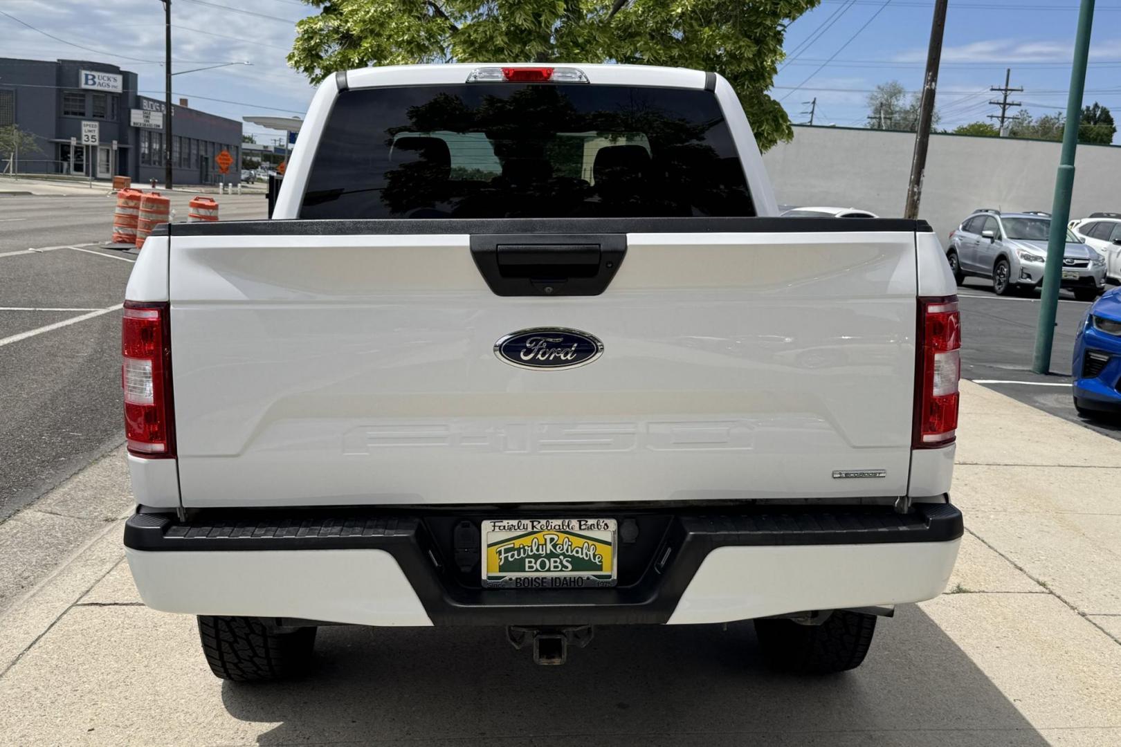 2019 Oxford White /Black Ford F-150 Super Crew XLT Sport (1FTEW1E4XKK) with an V6 3.5 Liter Twin-Turbo engine, Automatic 10 Speed transmission, located at 2304 W. Main St., Boise, ID, 83702, (208) 342-7777, 43.622105, -116.218658 - New Tires! Nicely Optioned! - Photo#1