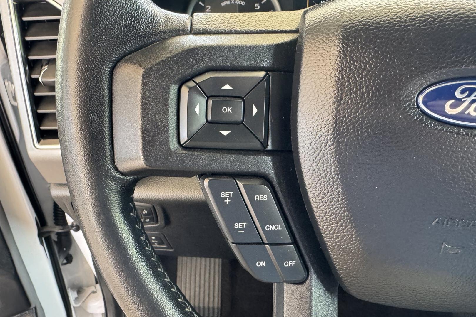 2019 Oxford White /Black Ford F-150 Super Crew XLT Sport (1FTEW1E4XKK) with an V6 3.5 Liter Twin-Turbo engine, Automatic 10 Speed transmission, located at 2304 W. Main St., Boise, ID, 83702, (208) 342-7777, 43.622105, -116.218658 - New Tires! Nicely Optioned! - Photo#9