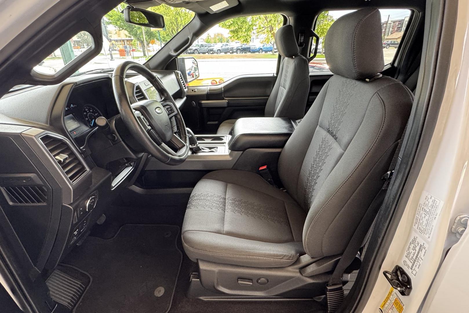 2019 Oxford White /Black Ford F-150 Super Crew XLT Sport (1FTEW1E4XKK) with an V6 3.5 Liter Twin-Turbo engine, Automatic 10 Speed transmission, located at 2304 W. Main St., Boise, ID, 83702, (208) 342-7777, 43.622105, -116.218658 - New Tires! Nicely Optioned! - Photo#10