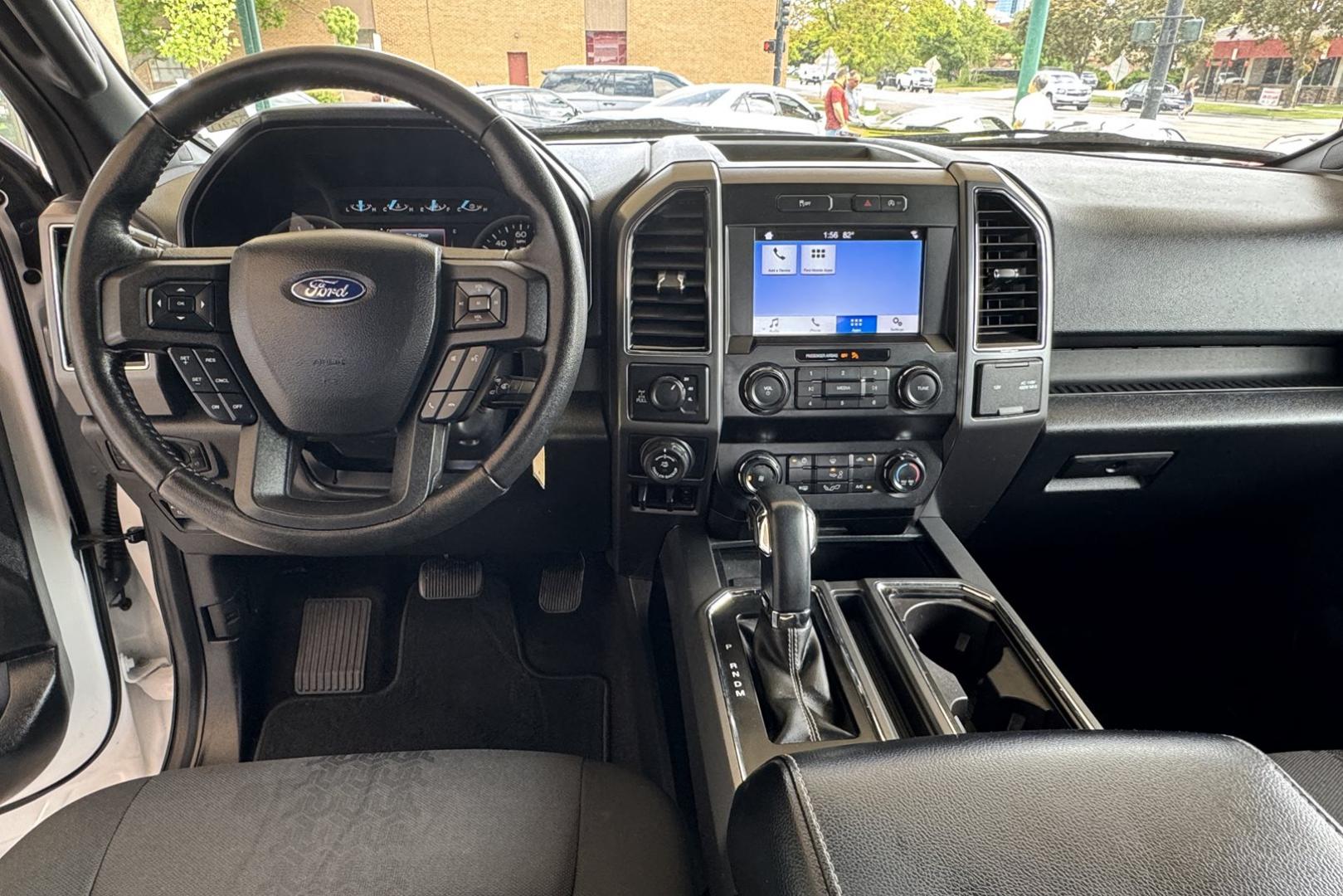 2019 Oxford White /Black Ford F-150 Super Crew XLT Sport (1FTEW1E4XKK) with an V6 3.5 Liter Twin-Turbo engine, Automatic 10 Speed transmission, located at 2304 W. Main St., Boise, ID, 83702, (208) 342-7777, 43.622105, -116.218658 - New Tires! Nicely Optioned! - Photo#13