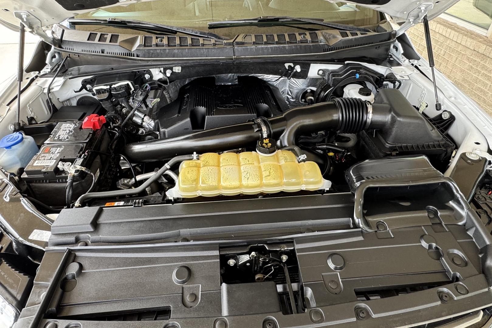 2019 Oxford White /Black Ford F-150 Super Crew XLT Sport (1FTEW1E4XKK) with an V6 3.5 Liter Twin-Turbo engine, Automatic 10 Speed transmission, located at 2304 W. Main St., Boise, ID, 83702, (208) 342-7777, 43.622105, -116.218658 - New Tires! Nicely Optioned! - Photo#17