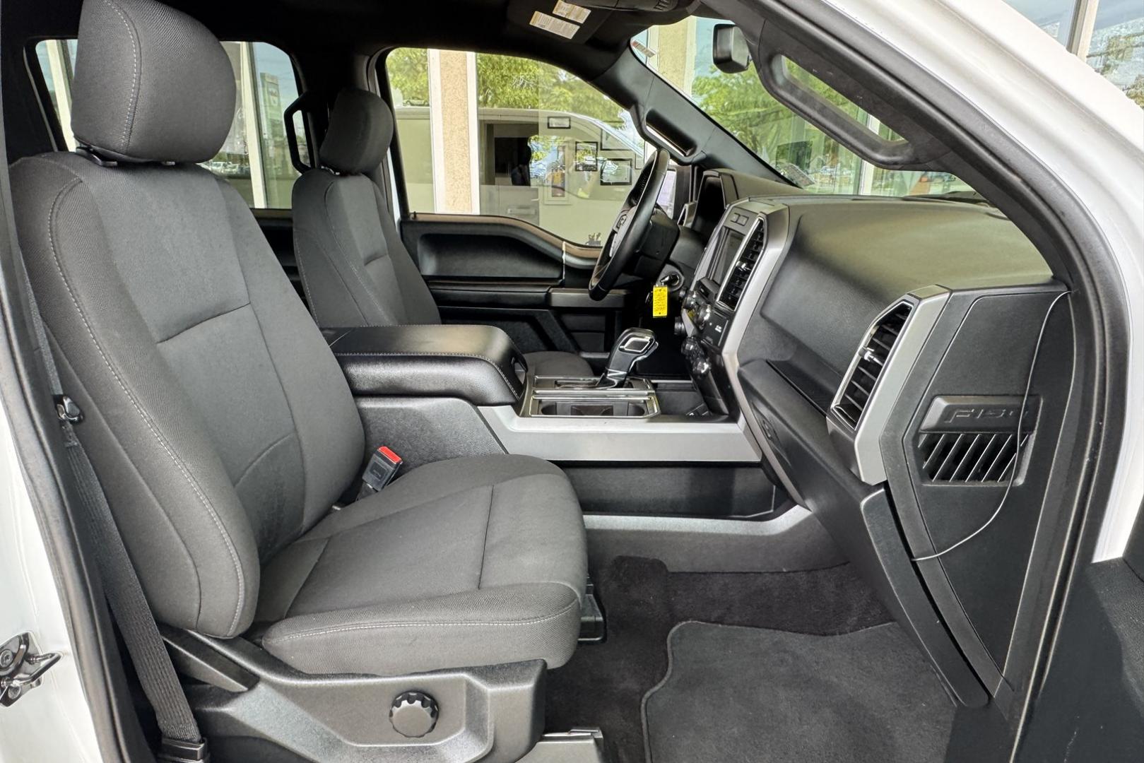 2019 Oxford White /Black Ford F-150 Super Crew XLT Sport (1FTEW1E4XKK) with an V6 3.5 Liter Twin-Turbo engine, Automatic 10 Speed transmission, located at 2304 W. Main St., Boise, ID, 83702, (208) 342-7777, 43.622105, -116.218658 - New Tires! Nicely Optioned! - Photo#19