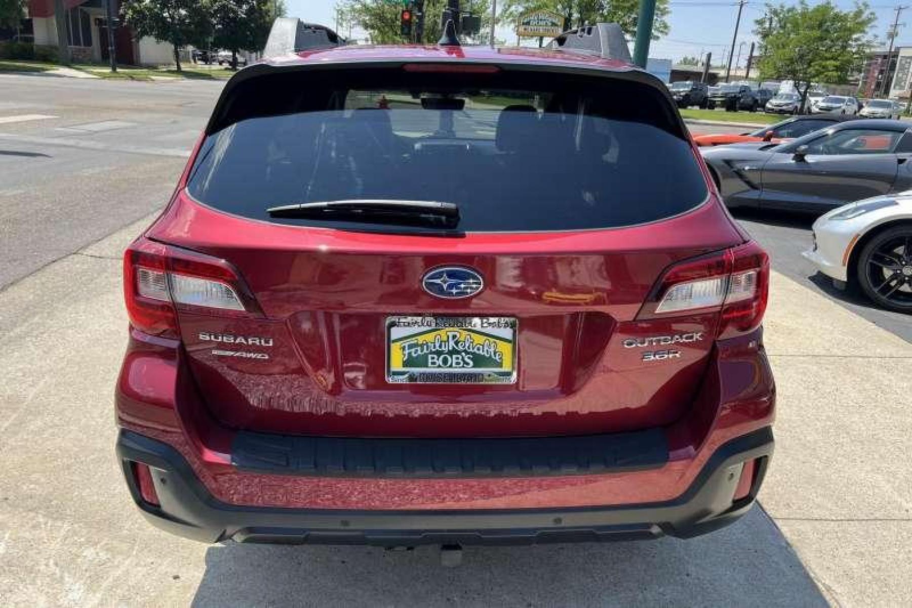 2018 Crimson Red Pearl /Black Subaru Outback Limited 3.6R (4S4BSENC9J3) with an H6 3.6 Liter engine, Automatic transmission, located at 2304 W. Main St., Boise, ID, 83702, (208) 342-7777, 43.622105, -116.218658 - Financing Available O.A.C. - Photo #3