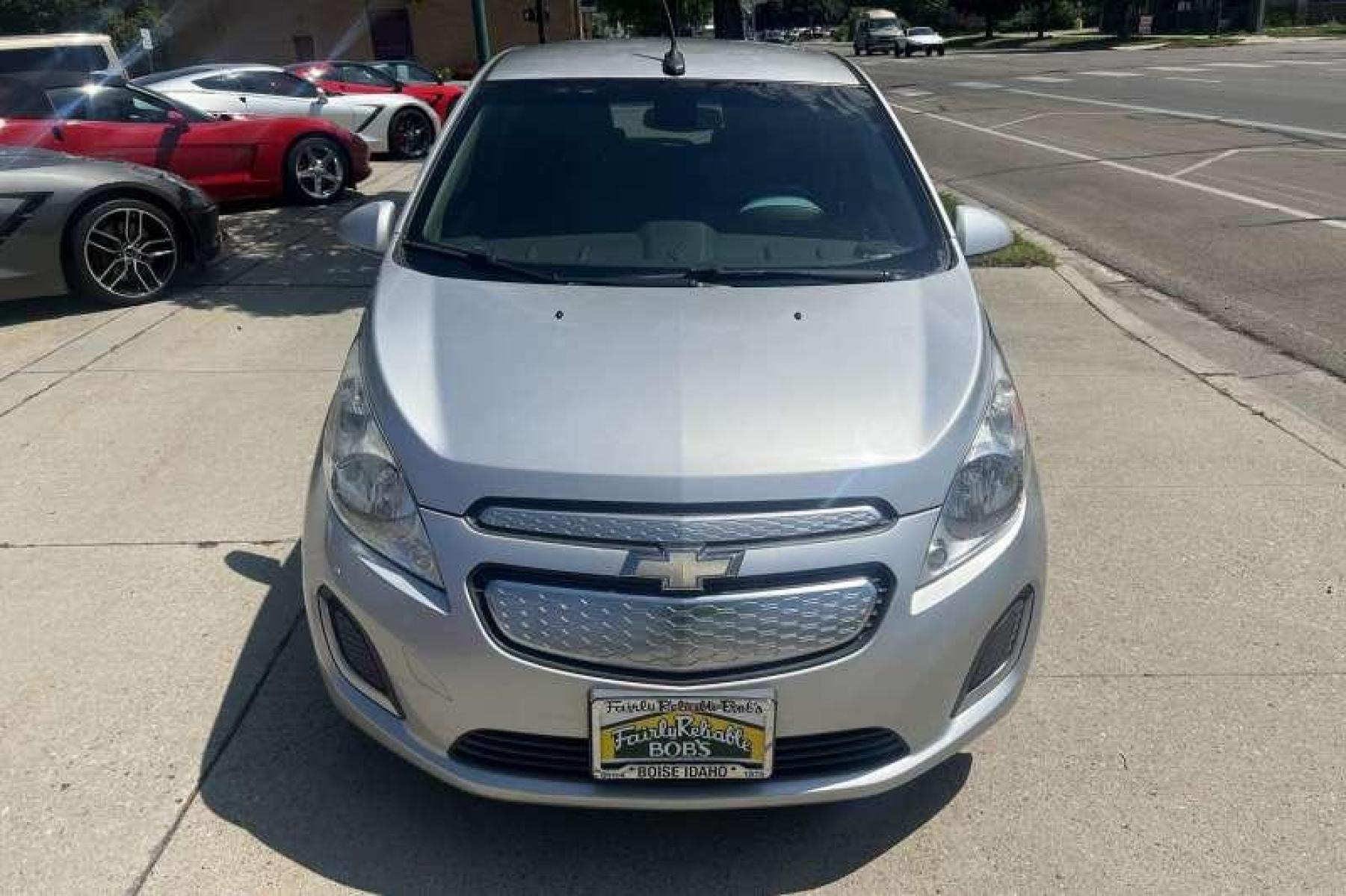 2014 Quicksilver Metallic /Black Chevrolet Spark EV LT (KL8CL6S05EC) with an EV engine, Automatic transmission, located at 2304 W. Main St., Boise, ID, 83702, (208) 342-7777, 43.622105, -116.218658 - Photo #1