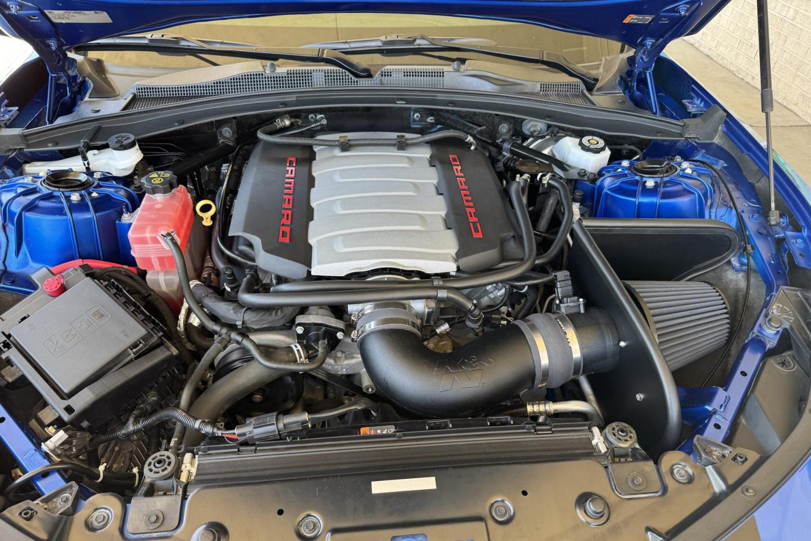 2016 Hyper Blue /Black Chevrolet Camaro 2SS RS (1G1FG1R75G0) with an V8 6.2 Liter engine, 6 Speed Manual transmission, located at 2304 W. Main St., Boise, ID, 83702, (208) 342-7777, 43.622105, -116.218658 - 6-Speed manual! Low miles! - Photo#15