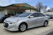 2015 Starlight Silver /Gray Hyundai Sonata Hybrid (KMHEC4A46FA) with an 4 Cyl 2.4 Liter Hybrid engine, Automatic transmission, located at 2304 W. Main St., Boise, ID, 83702, (208) 342-7777, 43.622105, -116.218658 - Photo#0