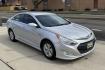 2015 Starlight Silver /Gray Hyundai Sonata Hybrid (KMHEC4A46FA) with an 4 Cyl 2.4 Liter Hybrid engine, Automatic transmission, located at 2304 W. Main St., Boise, ID, 83702, (208) 342-7777, 43.622105, -116.218658 - Photo#2