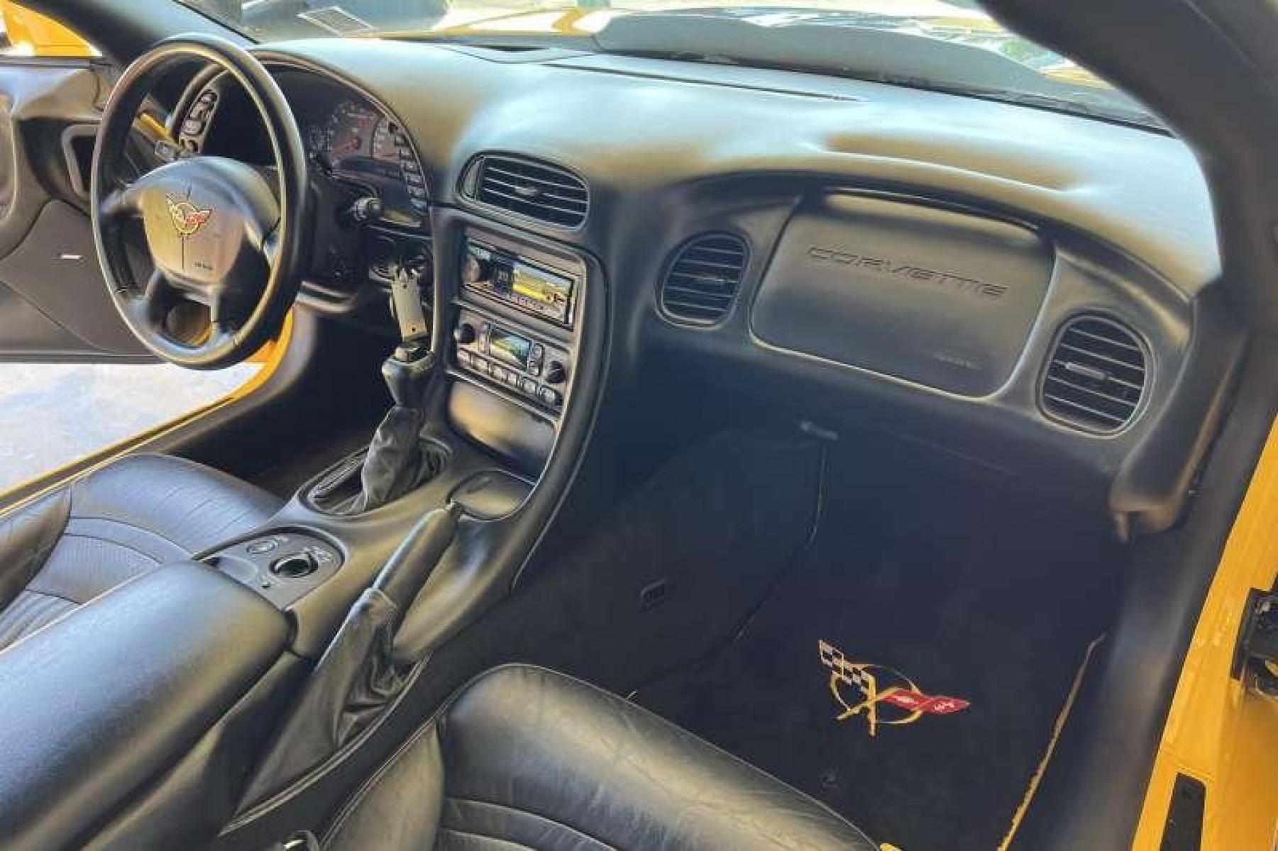 2002 Millenium Yellow /Black Chevrolet Corvette Convertible (1G1YY32G025) with an 5.7L V8 LS1 engine, Automatic transmission, located at 2304 W. Main St., Boise, ID, 83702, (208) 342-7777, 43.622105, -116.218658 - Low miles! Fun in the sun! - Photo #7