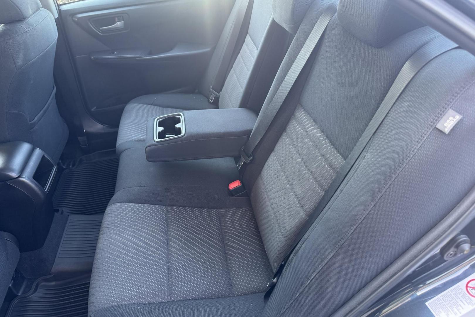 2017 Cosmic Gray Mica /Gray Toyota Camry LE (4T1BF1FK9HU) with an 4 Cyl 2.5 Liter engine, Automatic 6 Speed transmission, located at 2304 W. Main St., Boise, ID, 83702, (208) 342-7777, 43.622105, -116.218658 - Legendary Quality And Great Gas Mileage Too! - Photo#11