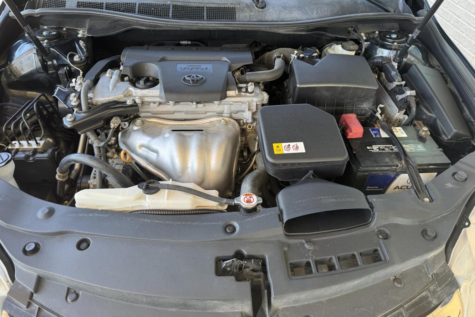 2017 Cosmic Gray Mica /Gray Toyota Camry LE (4T1BF1FK9HU) with an 4 Cyl 2.5 Liter engine, Automatic 6 Speed transmission, located at 2304 W. Main St., Boise, ID, 83702, (208) 342-7777, 43.622105, -116.218658 - Legendary Quality And Great Gas Mileage Too! - Photo#13
