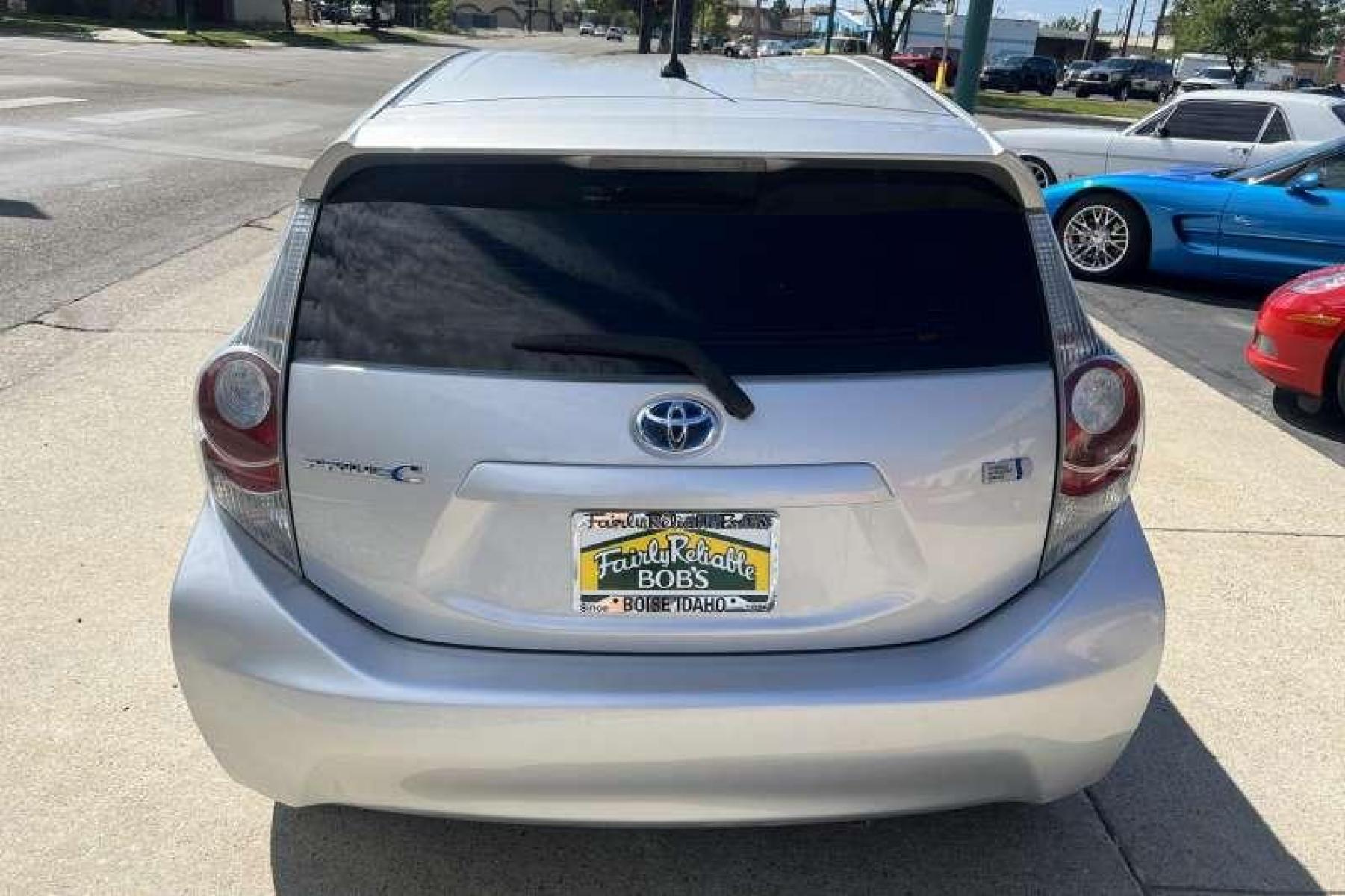 2014 Classic Silver Metallic /Gray Toyota Prius C (JTDKDTB35E1) with an 4 Cyl 1.5 Liter Hybrid engine, Automatic transmission, located at 2304 W. Main St., Boise, ID, 83702, (208) 342-7777, 43.622105, -116.218658 - Financing Available O.A.C. - Photo #3