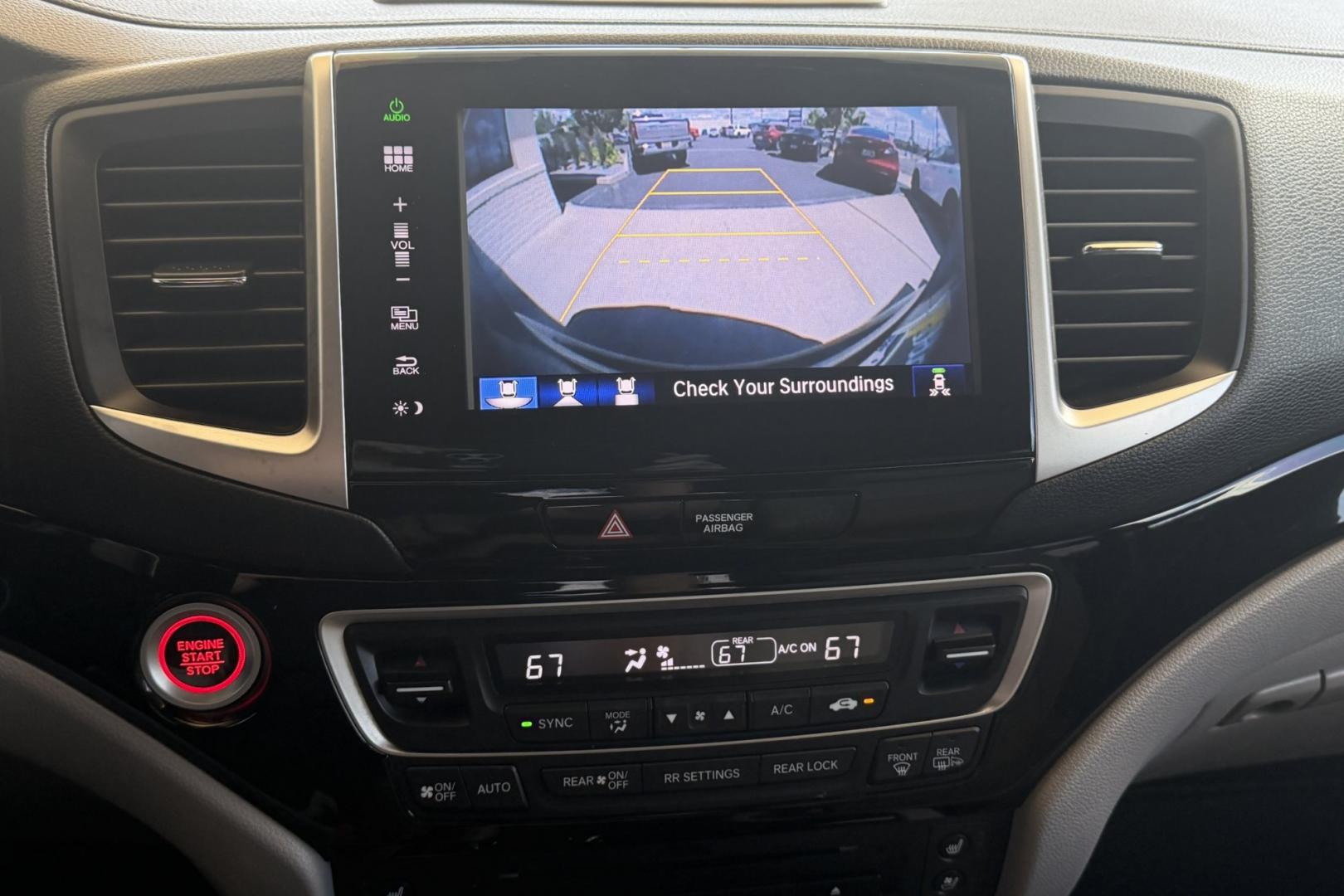2016 Modern Steel Metallic /Gray Honda Pilot Elite (5FNYF6H04GB) with an V6 3.5 Liter engine, Automatic 9 Speed transmission, located at 2304 W. Main St., Boise, ID, 83702, (208) 342-7777, 43.622105, -116.218658 - Highly Optioned With Safety Features! Heated and Ventilated Seats! Blu Ray Entertainment!- Photo#4