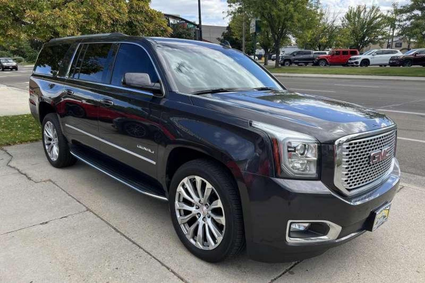 2017 Gray /Black GMC Yukon XL Denali (1GKS2HKJ0HR) with an V8 6.2 Liter engine, Automatic transmission, located at 2304 W. Main St., Boise, ID, 83702, (208) 342-7777, 43.622105, -116.218658 - Financing Available O.A.C. - Photo #2