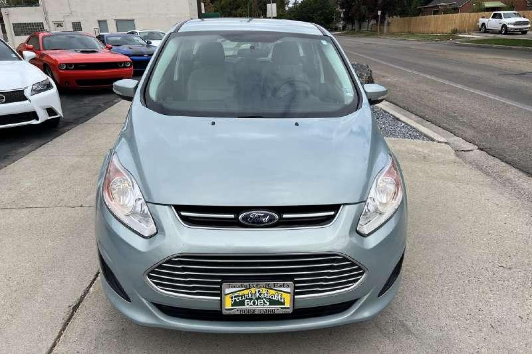2014 Ice Storm /Gray Ford C-Max Hybrid SE Hatchback (1FADP5AU5EL) with an 4 Cyl 2.0 Liter Hybrid engine, Automatic transmission, located at 2304 W. Main St., Boise, ID, 83702, (208) 342-7777, 43.622105, -116.218658 - Photo #1