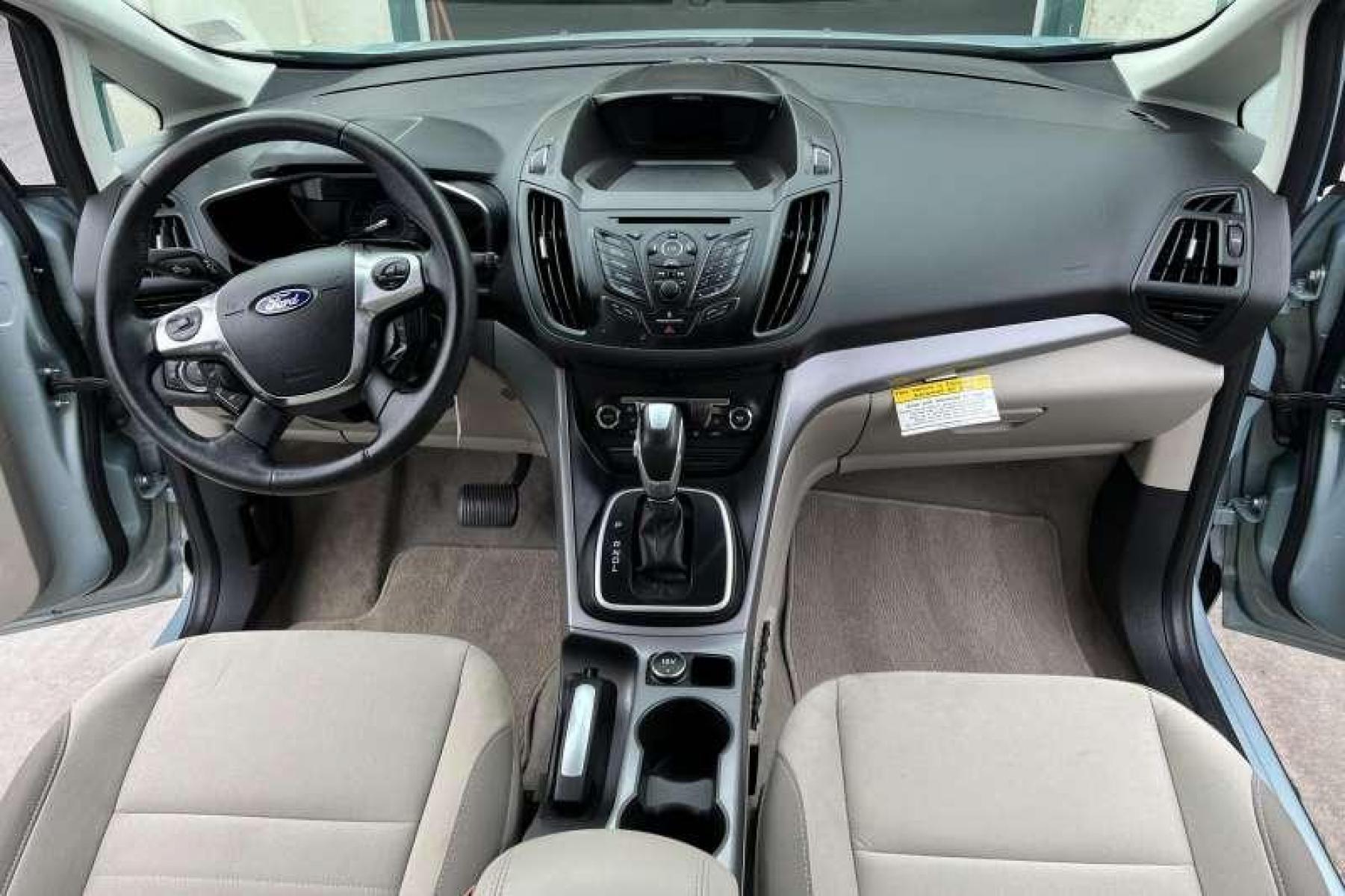 2014 Ice Storm /Gray Ford C-Max Hybrid SE Hatchback (1FADP5AU5EL) with an 4 Cyl 2.0 Liter Hybrid engine, Automatic transmission, located at 2304 W. Main St., Boise, ID, 83702, (208) 342-7777, 43.622105, -116.218658 - Photo #6