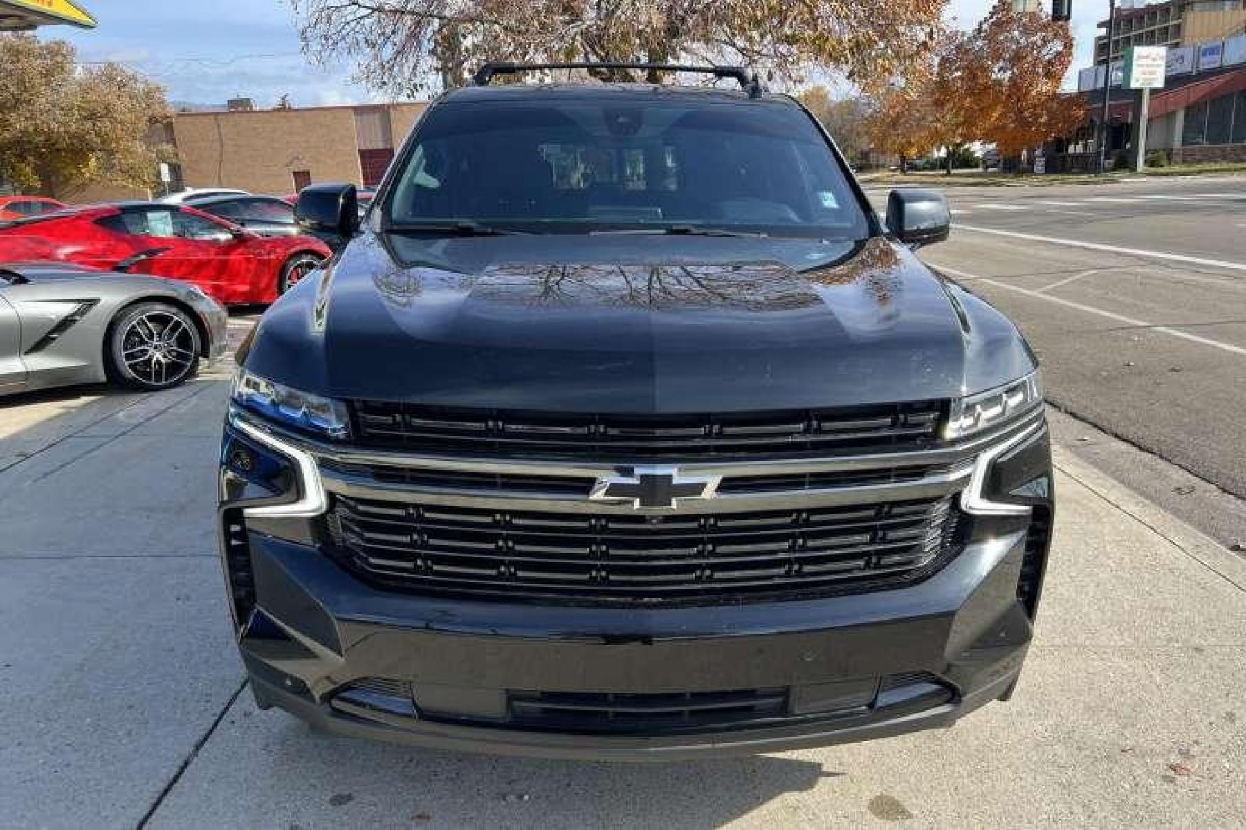 2021 Black /Black Chevrolet Tahoe RST (1GNSKRKTXMR) with an 6 Cyl 3.0 Turbo Diesel engine, Automatic transmission, located at 2304 W. Main St., Boise, ID, 83702, (208) 342-7777, 43.622105, -116.218658 - Duramax Diesel! Low miles! - Photo #1