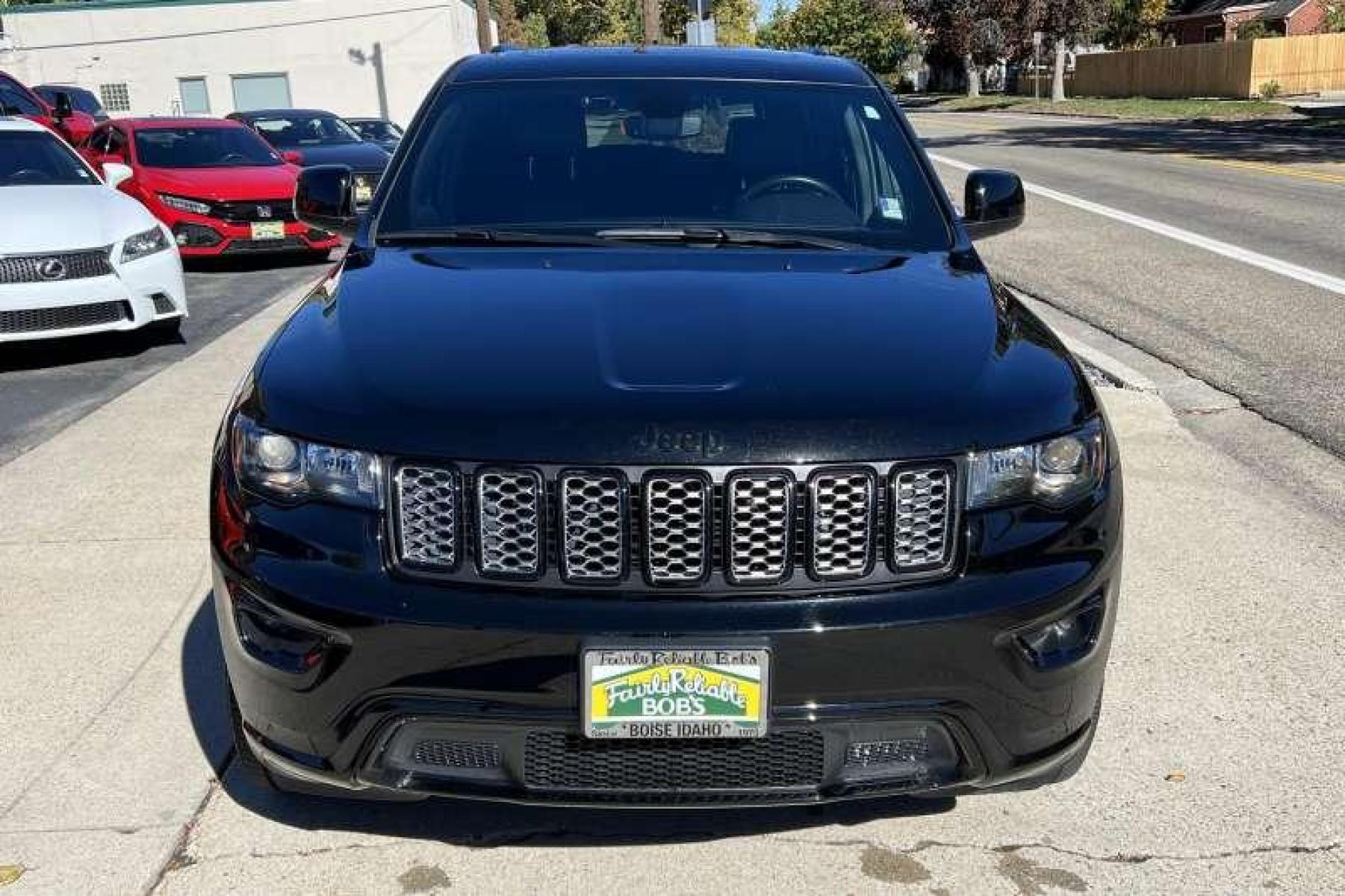 2020 Black /Black Jeep Grand Cherokee Altitude (1C4RJFAG5LC) with an V6 3.6 Liter engine, Automatic transmission, located at 2304 W. Main St., Boise, ID, 83702, (208) 342-7777, 43.622105, -116.218658 - Financing Available O.A.C. - Photo #1