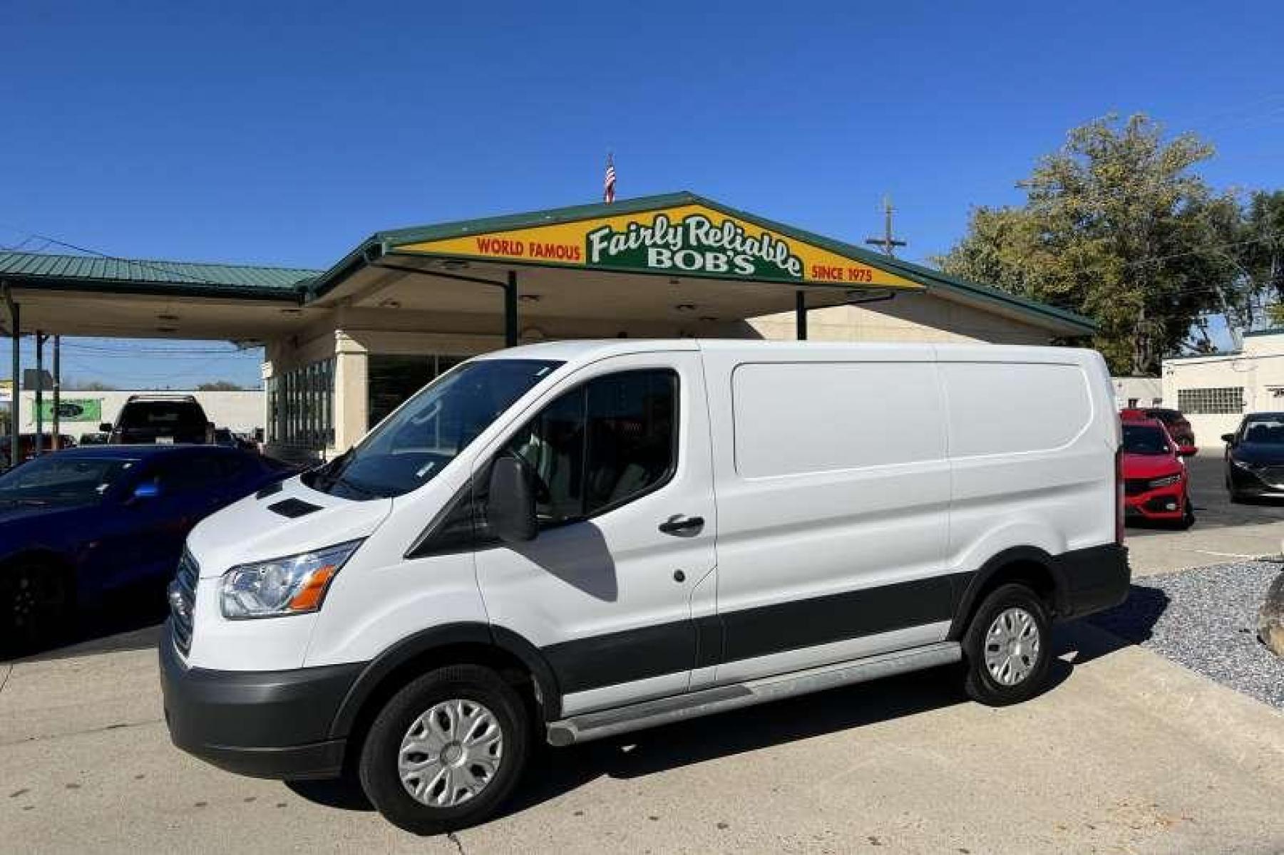 2018 White /Gray Ford Transit Van T-250 (1FTYR1ZM9JK) with an V6 3.7L engine, Automatic transmission, located at 2304 W. Main St., Boise, ID, 83702, (208) 342-7777, 43.622105, -116.218658 - Financing Available O.A.C. - Photo #0