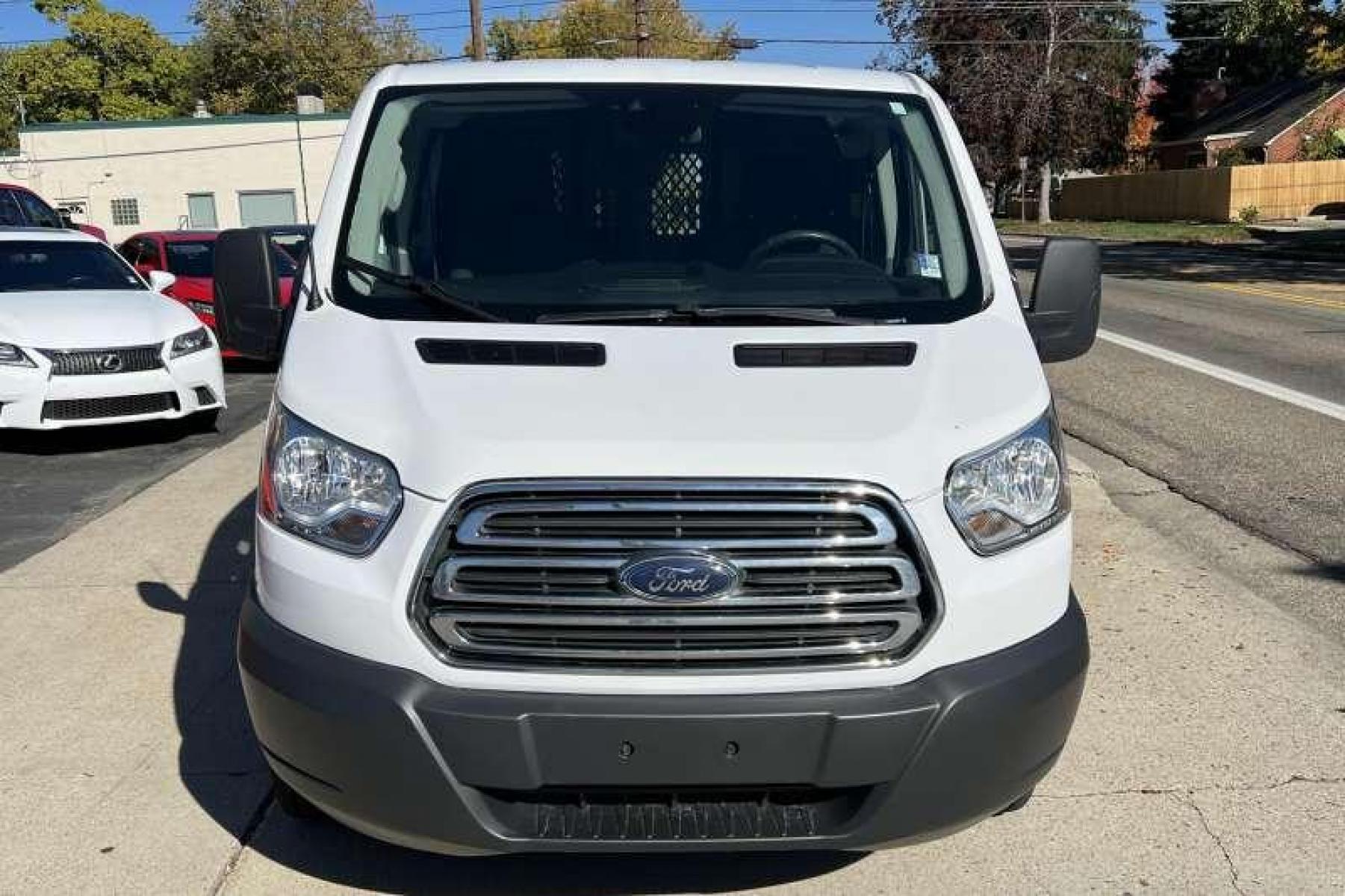 2018 White /Gray Ford Transit Van T-250 (1FTYR1ZM9JK) with an V6 3.7L engine, Automatic transmission, located at 2304 W. Main St., Boise, ID, 83702, (208) 342-7777, 43.622105, -116.218658 - Photo #1