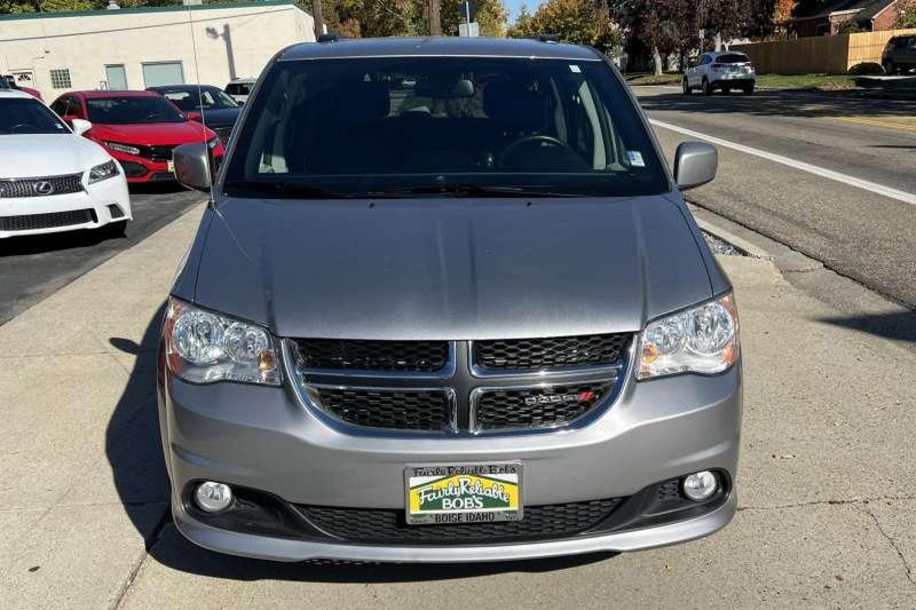 2019 Billet Silver /Black Dodge Grand Caravan SXT (2C4RDGCG6KR) with an V6 3.6 Liter engine, Automatic transmission, located at 2304 W. Main St., Boise, ID, 83702, (208) 342-7777, 43.622105, -116.218658 - New Tires! Very Clean! - Photo #1