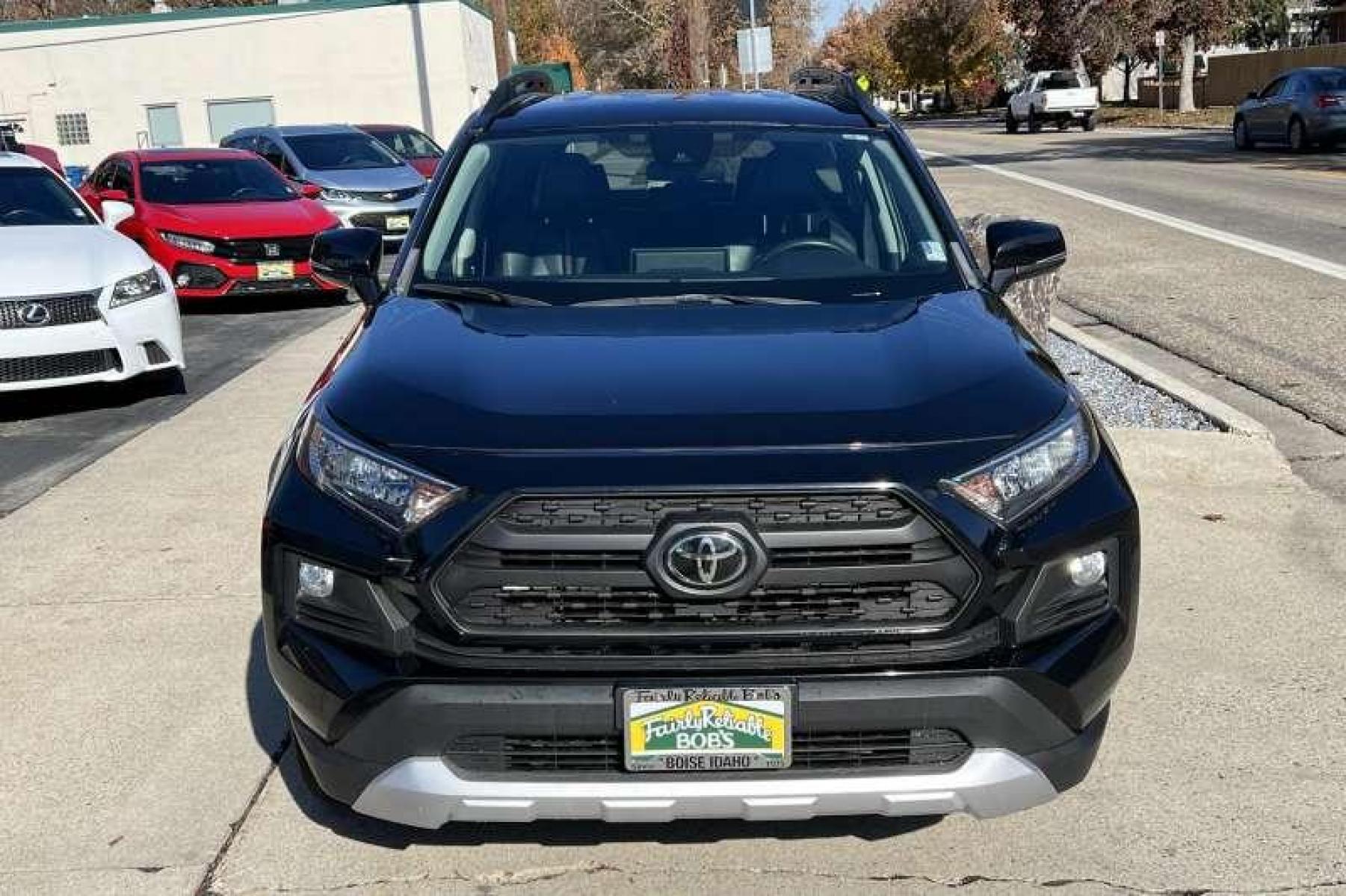 2021 Attitude Black /Black Toyota RAV4 Adventure (2T3J1RFVXMW) with an 4 Cyl 2.5 Liter engine, Automatic transmission, located at 2304 W. Main St., Boise, ID, 83702, (208) 342-7777, 43.622105, -116.218658 - All Wheel Drive! Ready to Go! - Photo #1