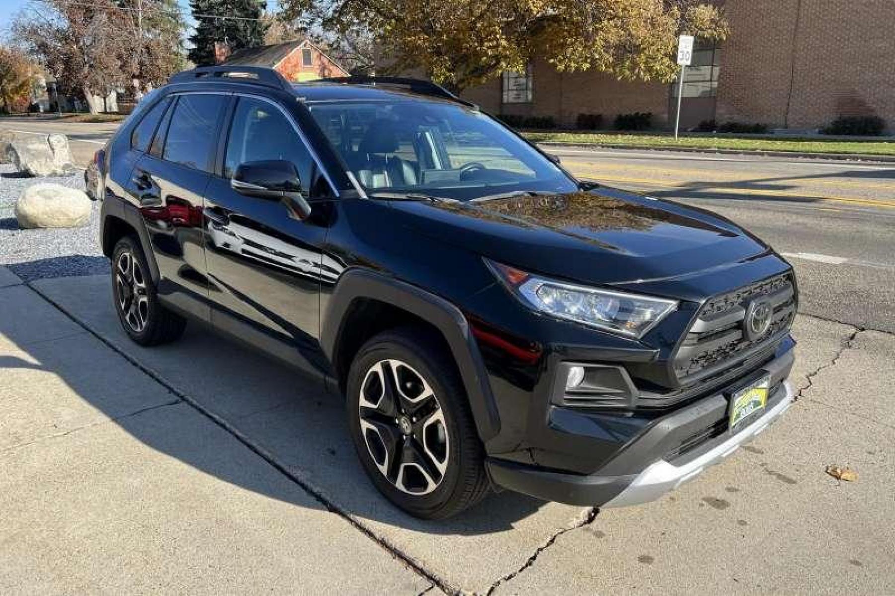2021 Attitude Black /Black Toyota RAV4 Adventure (2T3J1RFVXMW) with an 4 Cyl 2.5 Liter engine, Automatic transmission, located at 2304 W. Main St., Boise, ID, 83702, (208) 342-7777, 43.622105, -116.218658 - All Wheel Drive! Ready to Go! - Photo #2