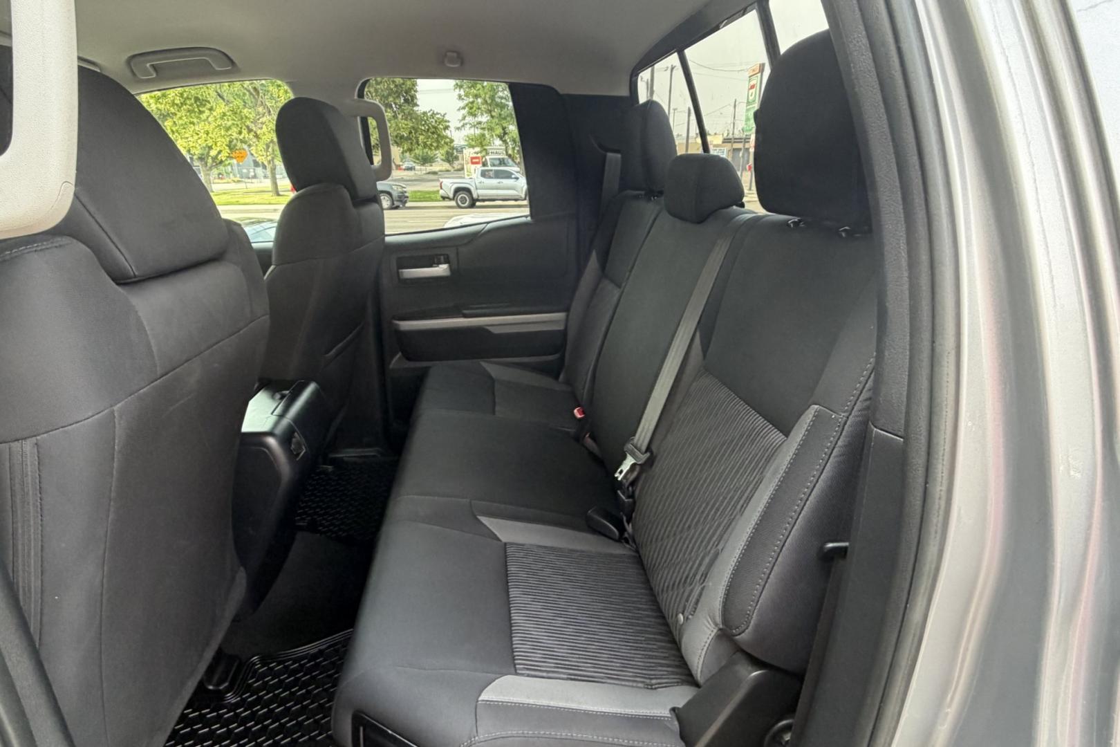 2017 Silver Sky Metallic /Black Toyota Tundra Double Cab SR5 (5TFUM5F1XHX) with an V8 4.6 Liter engine, Automatic 6 Speed transmission, located at 2304 W. Main St., Boise, ID, 83702, (208) 342-7777, 43.622105, -116.218658 - Super Clean And Low Mileage Tundra!- Photo#11