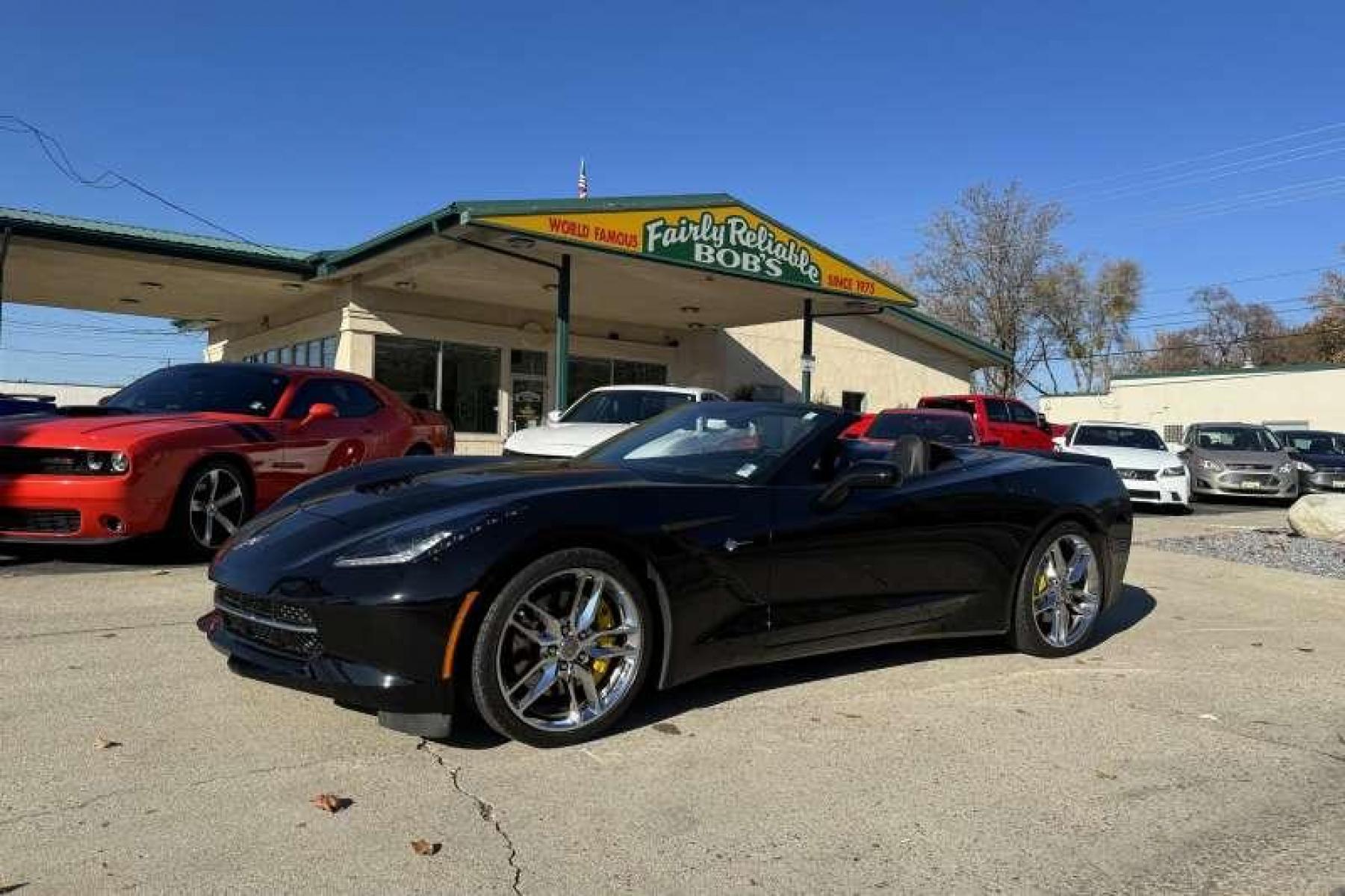 2015 Black /Black Chevrolet Corvette Stingray 2LT Z51 Convertible (1G1YK3D76F5) with an V8 6.2 Liter engine, Automatic transmission, located at 2304 W. Main St., Boise, ID, 83702, (208) 342-7777, 43.622105, -116.218658 - Photo #0