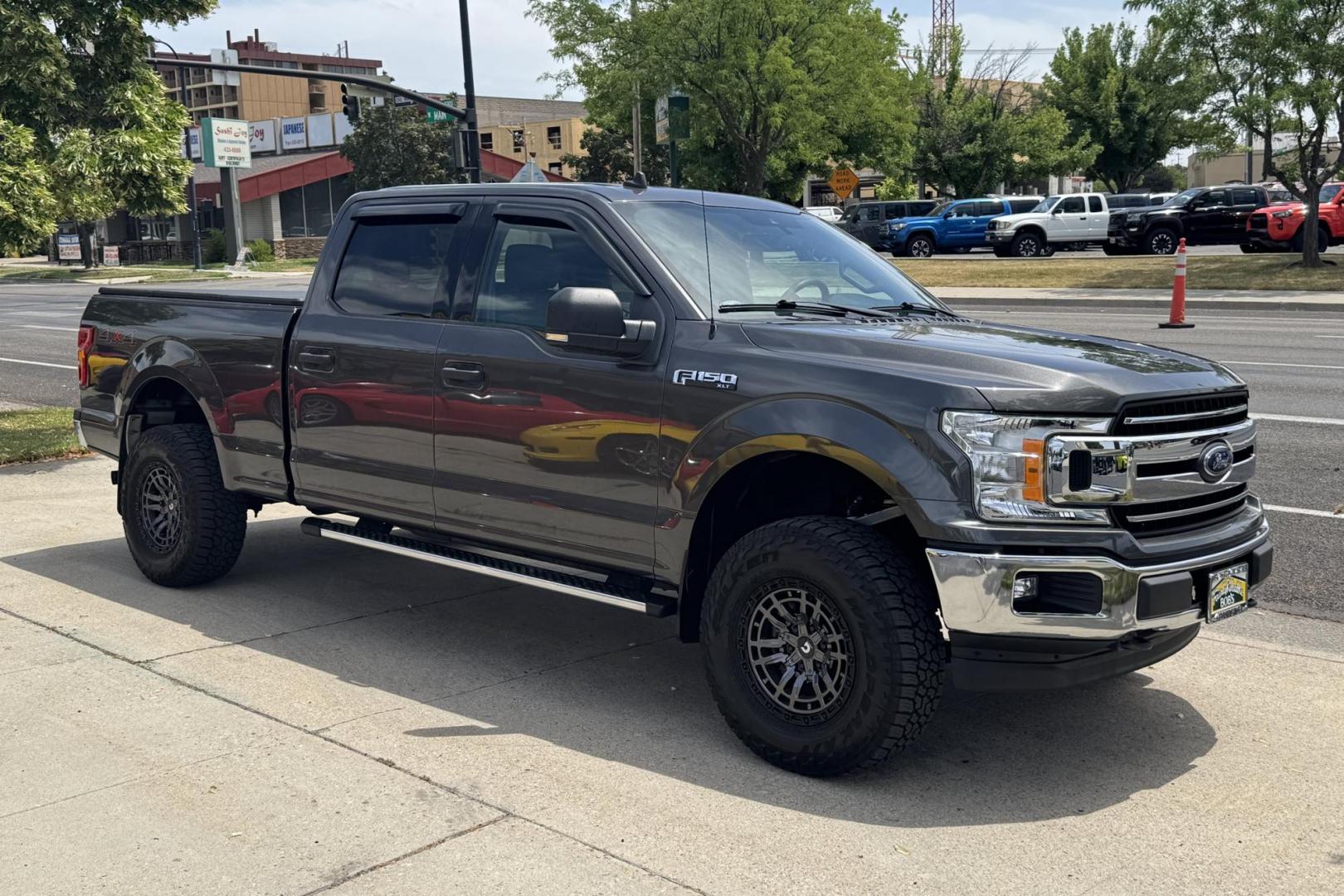 2020 Magnetic Gray /Gray Ford F-150 XLT (1FTFW1E51LK) with an V8 5.0 Liter engine, Automatic 10 Speed transmission, located at 2304 W. Main St., Boise, ID, 83702, (208) 342-7777, 43.622105, -116.218658 - Seats 6! Clean 5.0 Liter V8 F-150! - Photo#1