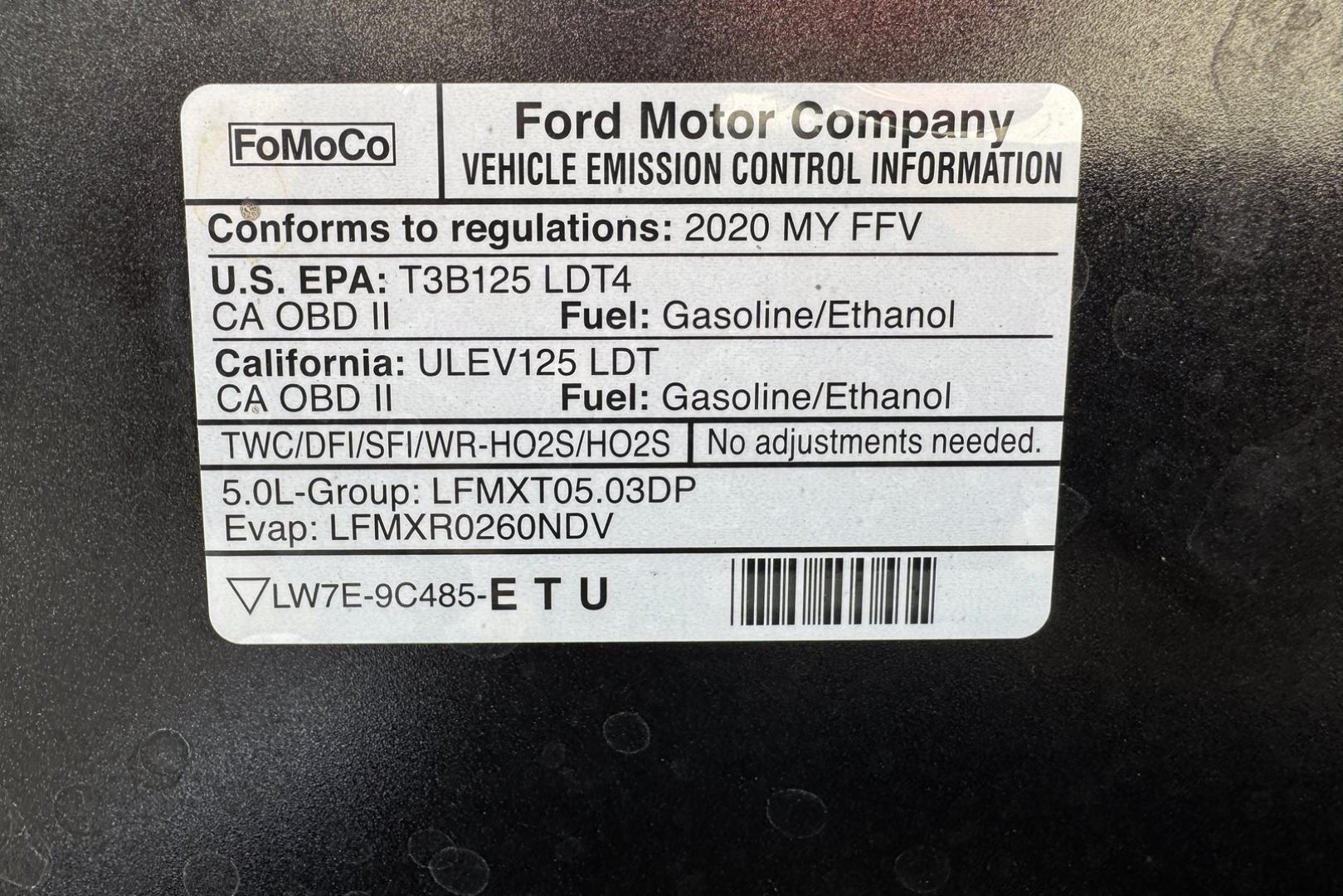 2020 Magnetic Gray /Gray Ford F-150 XLT (1FTFW1E51LK) with an V8 5.0 Liter engine, Automatic 10 Speed transmission, located at 2304 W. Main St., Boise, ID, 83702, (208) 342-7777, 43.622105, -116.218658 - Seats 6! Clean 5.0 Liter V8 F-150! - Photo#18