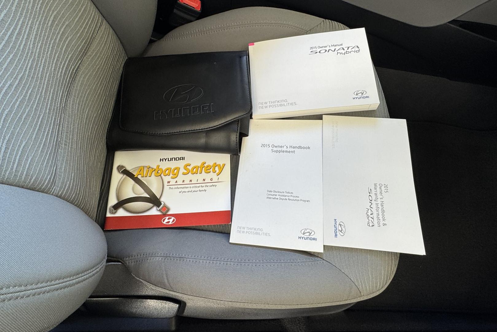 2015 Marlin Blue /Gray Hyundai Sonata Hybrid (KMHEC4A47FA) with an 4 Cyl 2.4 Liter Hybrid engine, Automatic transmission, located at 2304 W. Main St., Boise, ID, 83702, (208) 342-7777, 43.622105, -116.218658 - 35 MPG City and 38 Highway! Smooth Ride Too! - Photo#17