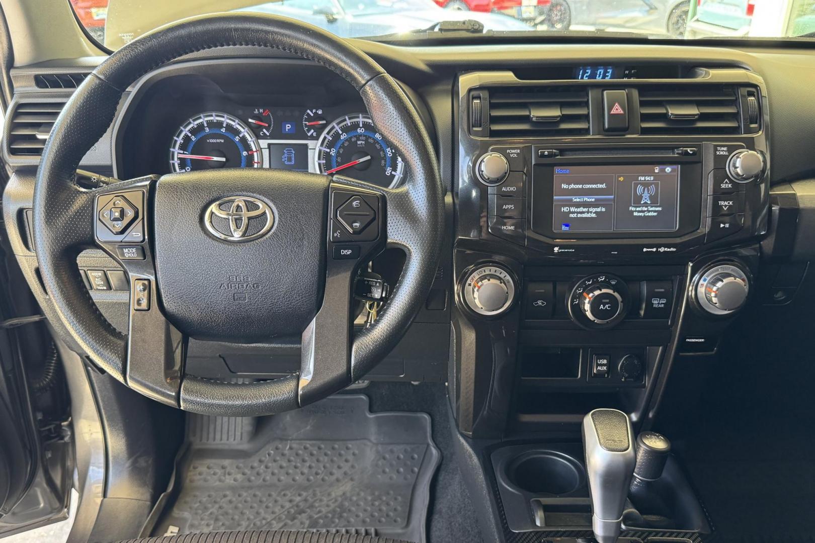 2017 Magnetic Gray /Black Toyota 4Runner TRD Off Road (JTEBU5JR5H5) with an V6 4.0 Liter engine, Automatic transmission, located at 2304 W. Main St., Boise, ID, 83702, (208) 342-7777, 43.622105, -116.218658 - Clean Local Trade! New Tires! Ready To Go! - Photo#13