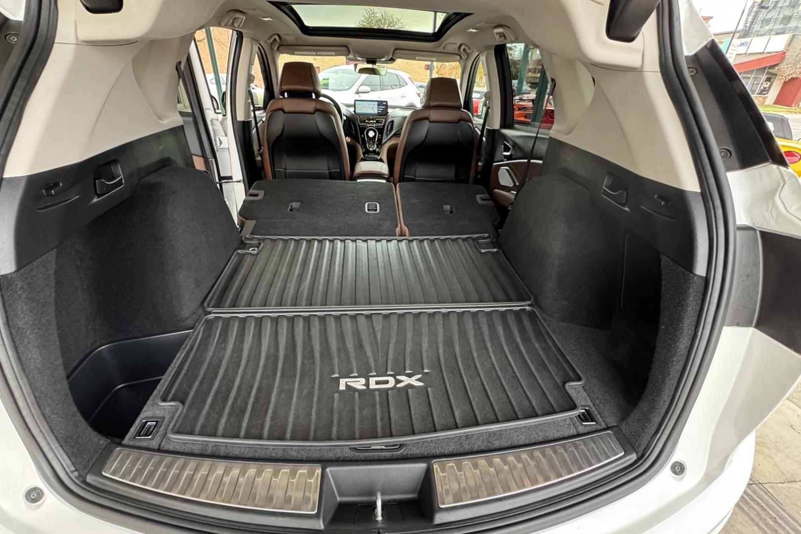 2021 Platinum White Pearl /Espresso Acura RDX SH-AWD w/Advance Package (5J8TC2H73ML) with an 4 Cyl 2.0 Liter Turbo engine, Automatic 10 Speed transmission, located at 2304 W. Main St., Boise, ID, 83702, (208) 342-7777, 43.622105, -116.218658 - Idaho Acura! Drives Amazing! A Lot Of Safety, Power And Comfort! - Photo#15