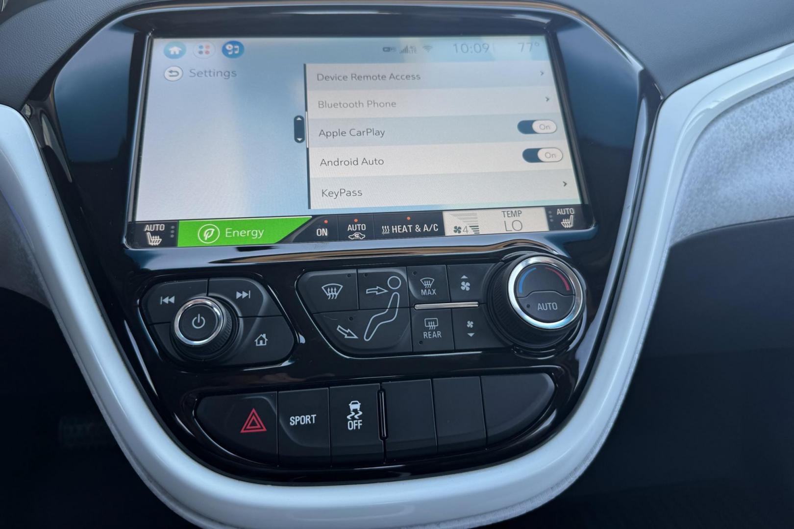 2017 Mosaic Black Metallic /Dark Galvanized/Sky Cool Gray Chevrolet Bolt Premier (1G1FX6S01H4) with an 60 kWh engine, Automatic transmission, located at 2304 W. Main St., Boise, ID, 83702, (208) 342-7777, 43.622105, -116.218658 - Remaining Battery Warranty Until August of 2031 or 122,768 Miles! - Photo#6