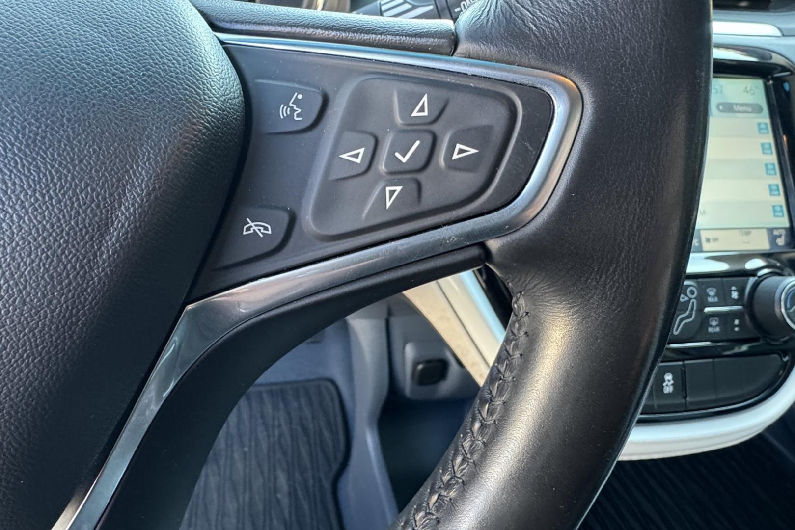 2017 Mosaic Black Metallic /Dark Galvanized/Sky Cool Gray Chevrolet Bolt Premier (1G1FX6S01H4) with an 60 kWh engine, Automatic transmission, located at 2304 W. Main St., Boise, ID, 83702, (208) 342-7777, 43.622105, -116.218658 - Remaining Battery Warranty Until August of 2031 or 122,768 Miles! - Photo#5