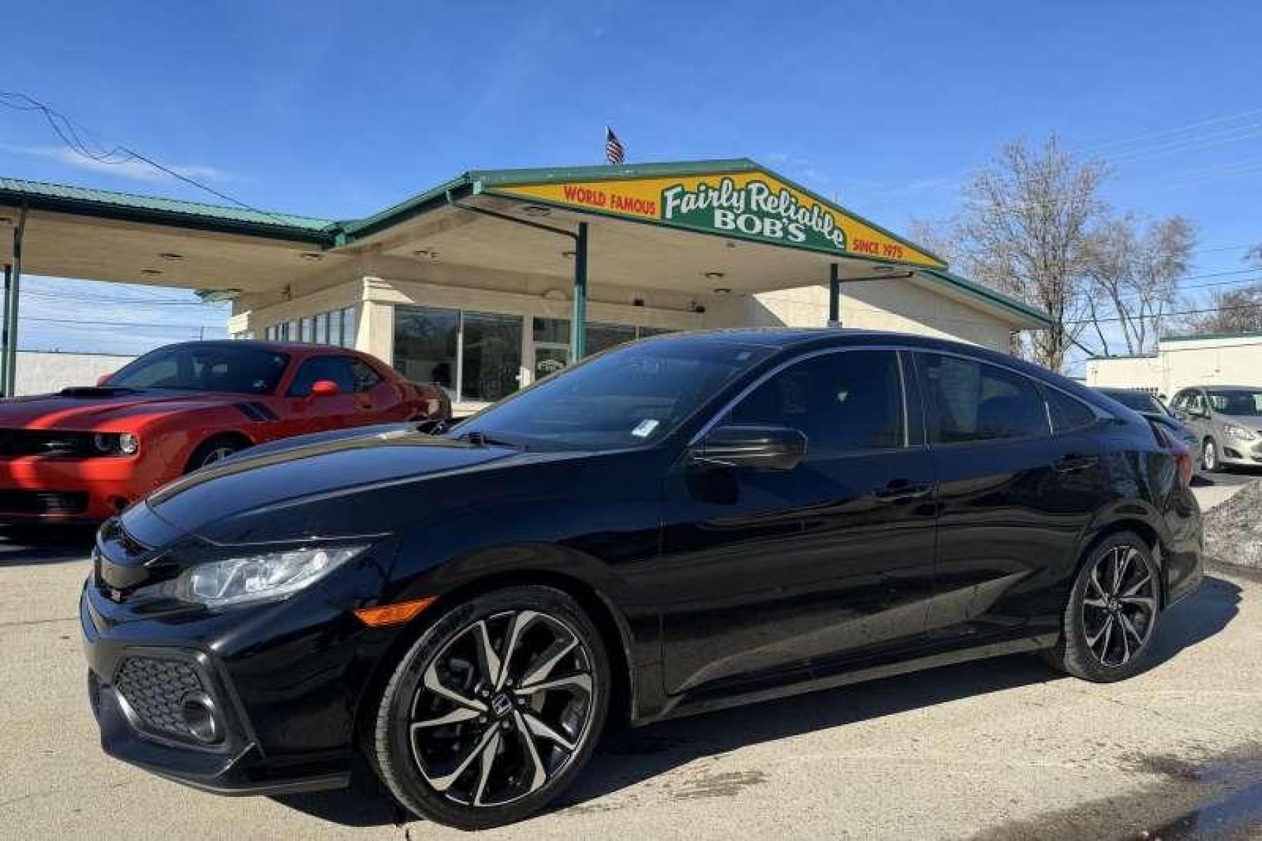 2019 Crystal Black Pearl /Black Honda Civic Si (2HGFC1E55KH) with an 4 Cyl 1.5 Liter Turbo engine, Manual transmission, located at 2304 W. Main St., Boise, ID, 83702, (208) 342-7777, 43.622105, -116.218658 - Photo #0