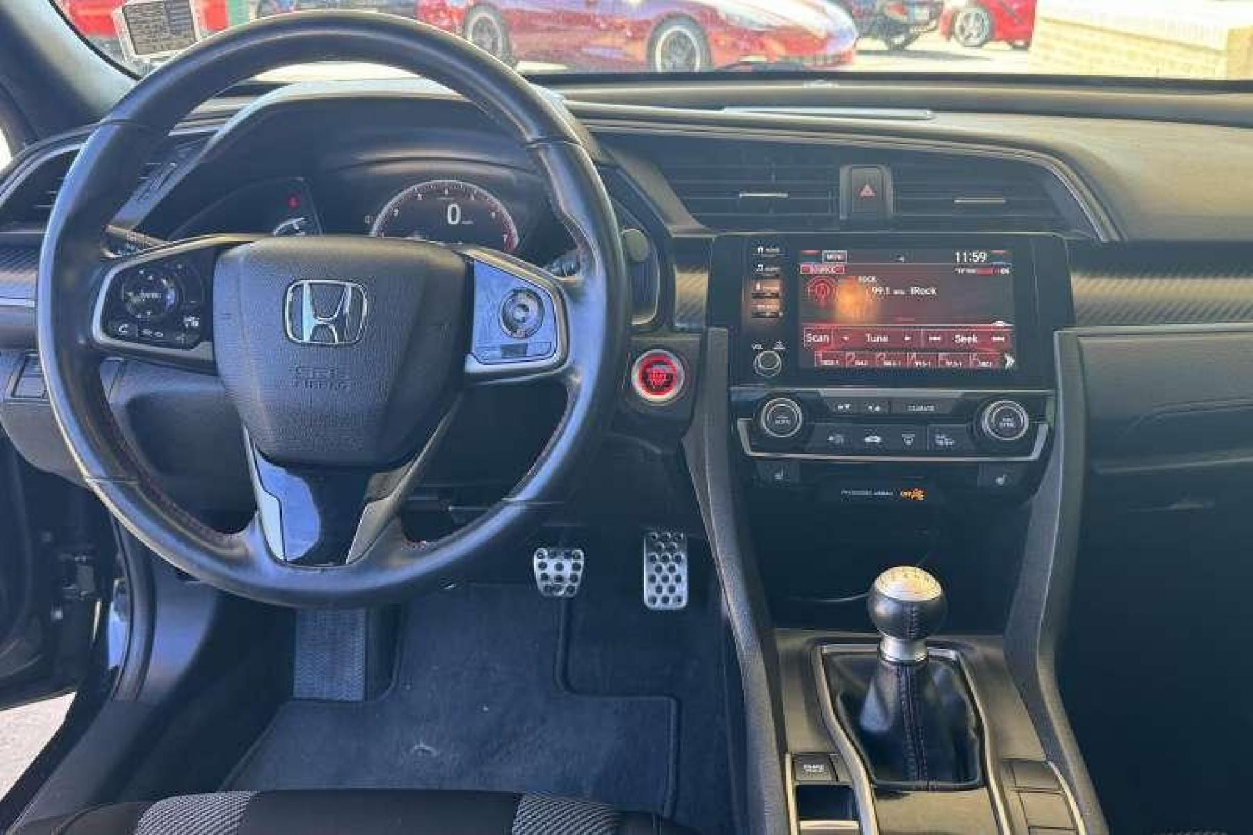 2019 Crystal Black Pearl /Black Honda Civic Si (2HGFC1E55KH) with an 4 Cyl 1.5 Liter Turbo engine, Manual transmission, located at 2304 W. Main St., Boise, ID, 83702, (208) 342-7777, 43.622105, -116.218658 - Photo #11