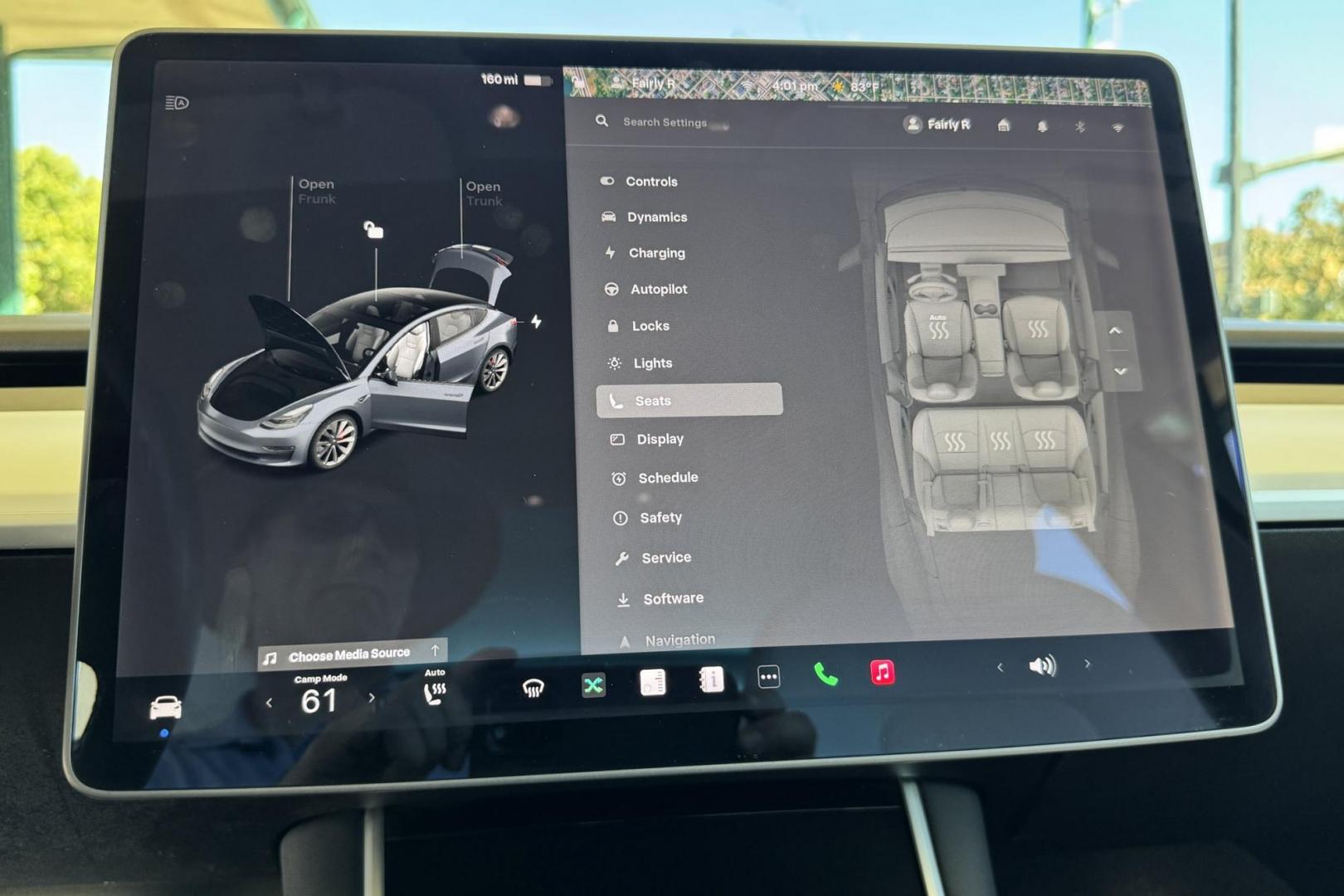 2018 Midnight Silver Metallic /Ultra White Tesla Model 3 Performance (5YJ3E1EB1JF) with an 75 kWh engine, Automatic transmission, located at 2304 W. Main St., Boise, ID, 83702, (208) 342-7777, 43.622105, -116.218658 - Photo#10