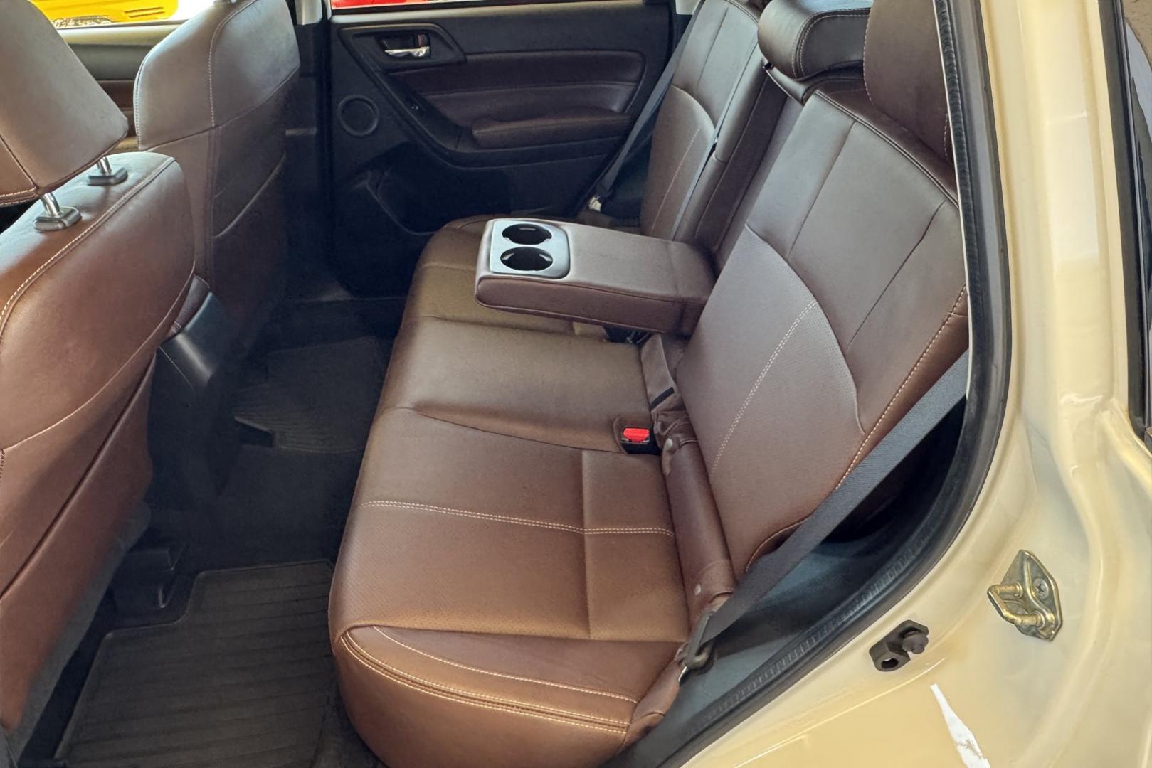 2017 White /Tobacco Subaru Forester Touring (JF2SJAWC7HH) with an H4 2.5 Liter engine, Automatic transmission, located at 2304 W. Main St., Boise, ID, 83702, (208) 342-7777, 43.622105, -116.218658 - Low Mileage And Highly Optioned! Loaded With Safety Features! - Photo#12