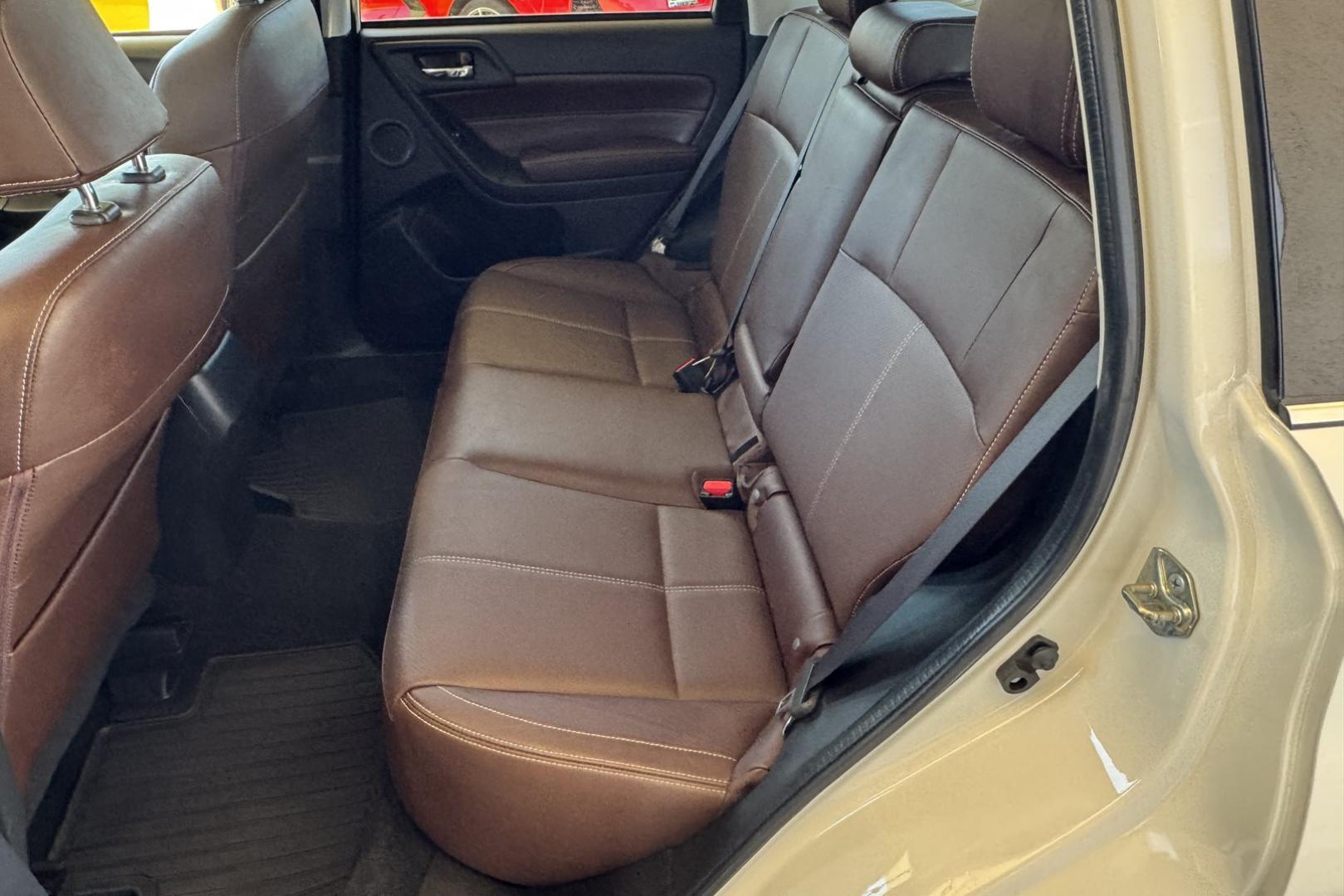 2017 White /Tobacco Subaru Forester Touring (JF2SJAWC7HH) with an H4 2.5 Liter engine, Automatic transmission, located at 2304 W. Main St., Boise, ID, 83702, (208) 342-7777, 43.622105, -116.218658 - Low Mileage And Highly Optioned! Loaded With Safety Features! - Photo#13