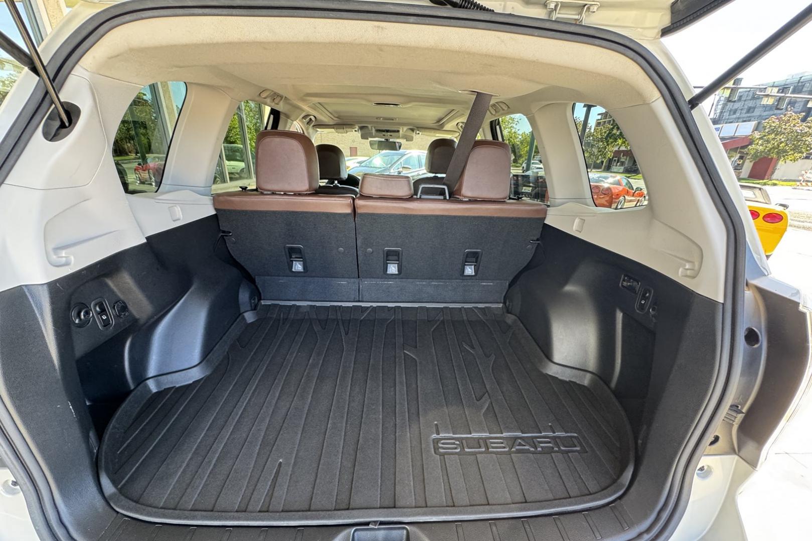 2017 White /Tobacco Subaru Forester Touring (JF2SJAWC7HH) with an H4 2.5 Liter engine, Automatic transmission, located at 2304 W. Main St., Boise, ID, 83702, (208) 342-7777, 43.622105, -116.218658 - Low Mileage And Highly Optioned! Loaded With Safety Features! - Photo#20