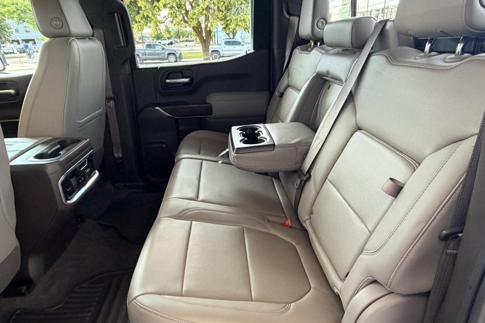 2020 Northsky Blue Metallic /Shale GMC Sierra 1500 SLT X31 (1GTU9DED6LZ) with an V8 5.3 Liter engine, Automatic 10 Speed transmission, located at 2304 W. Main St., Boise, ID, 83702, (208) 342-7777, 43.622105, -116.218658 - Highly Optioned SLT X31 Off Road Package!- Photo#21