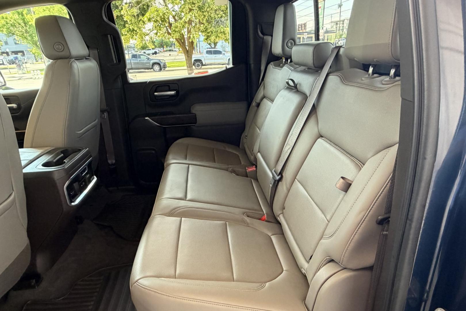 2020 Northsky Blue Metallic /Shale GMC Sierra 1500 SLT X31 (1GTU9DED6LZ) with an V8 5.3 Liter engine, Automatic 10 Speed transmission, located at 2304 W. Main St., Boise, ID, 83702, (208) 342-7777, 43.622105, -116.218658 - Highly Optioned SLT X31 Off Road Package!- Photo#20