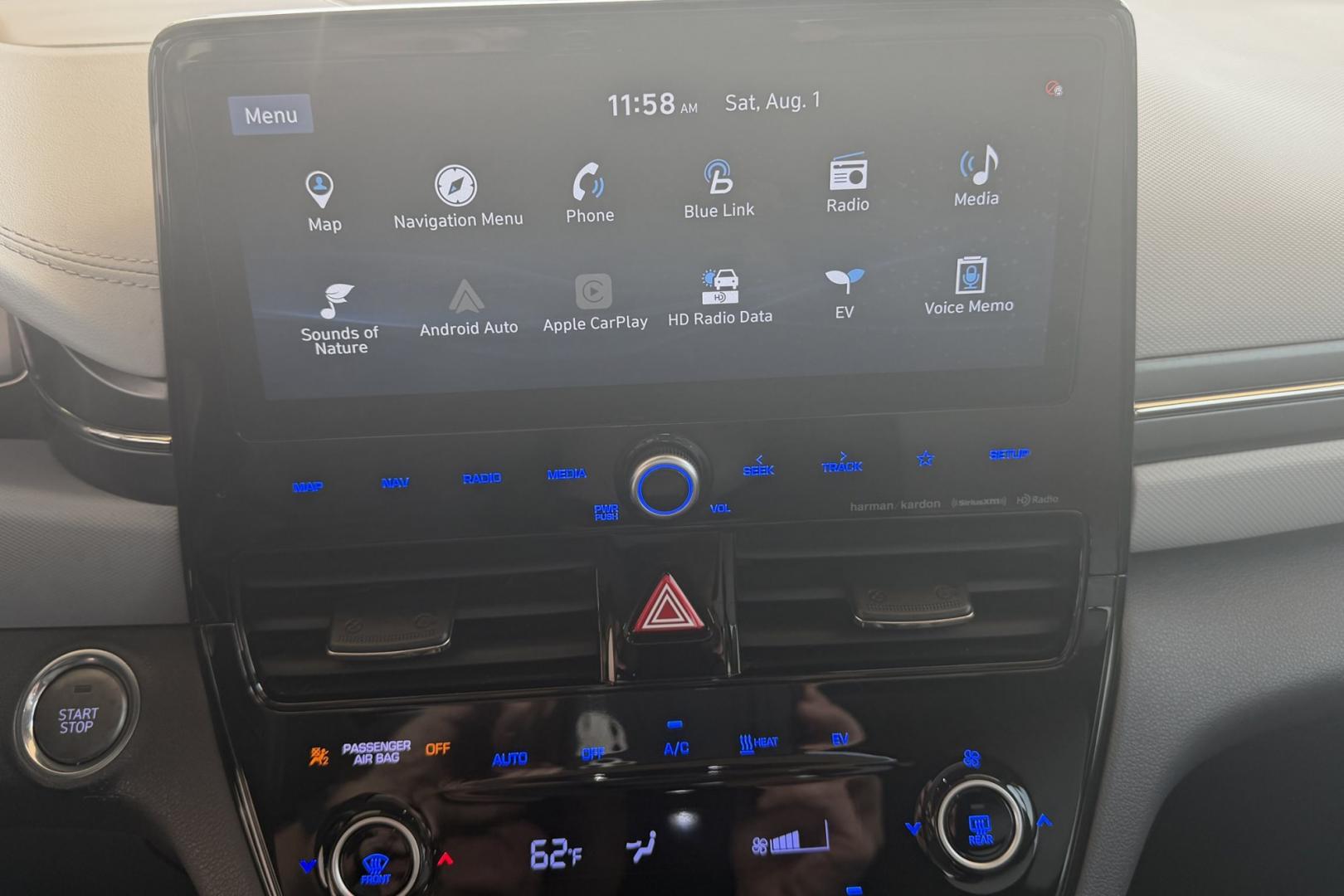 2020 White /Gray Hyundai Ioniq Hatchback Limited (KMHC85LJ1LU) with an 38.3 kWh engine, Automatic transmission, located at 2304 W. Main St., Boise, ID, 83702, (208) 342-7777, 43.622105, -116.218658 - Great Daily Commuter! Loaded With Safety Features!- Photo#14