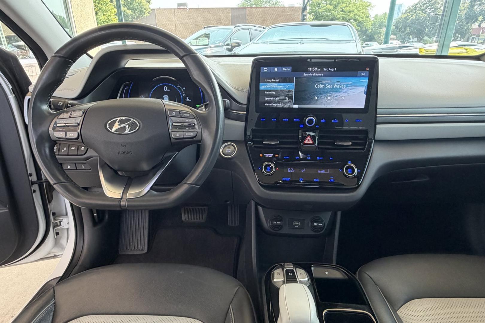 2020 White /Gray Hyundai Ioniq Hatchback Limited (KMHC85LJ1LU) with an 38.3 kWh engine, Automatic transmission, located at 2304 W. Main St., Boise, ID, 83702, (208) 342-7777, 43.622105, -116.218658 - Great Daily Commuter! Loaded With Safety Features!- Photo#18