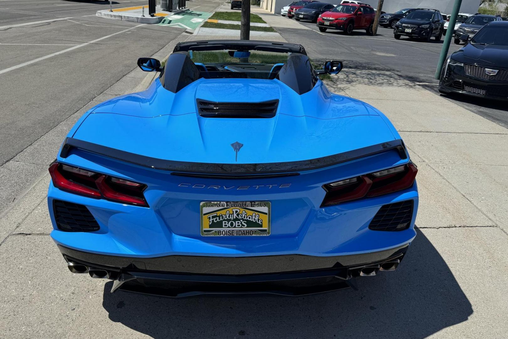 2022 Rapid Blue /Tension With Twilight Blue Dipped Chevrolet Corvette Stingray 3LT (1G1YC3D44N5) with an V8 6.2 Liter engine, Automatic 8 Speed transmission, located at 2304 W. Main St., Boise, ID, 83702, (208) 342-7777, 43.622105, -116.218658 - Photo#2