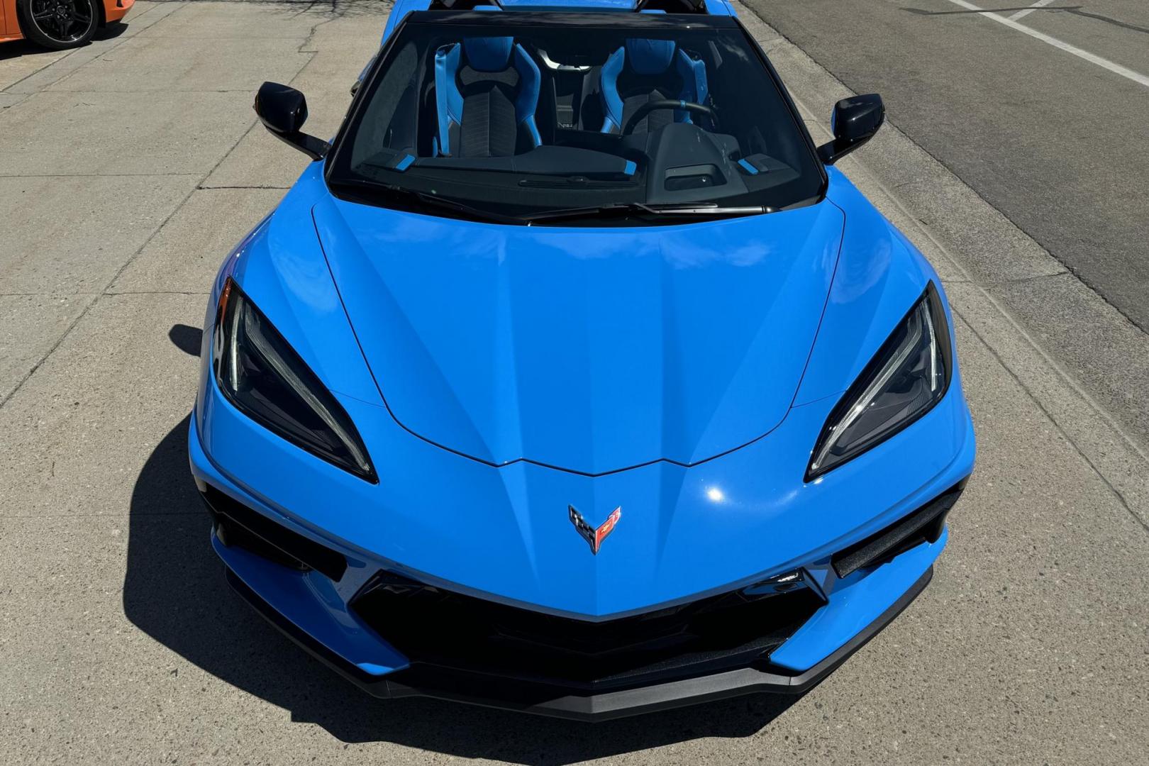 2022 Rapid Blue /Tension With Twilight Blue Dipped Chevrolet Corvette Stingray 3LT (1G1YC3D44N5) with an V8 6.2 Liter engine, Automatic 8 Speed transmission, located at 2304 W. Main St., Boise, ID, 83702, (208) 342-7777, 43.622105, -116.218658 - Photo#1